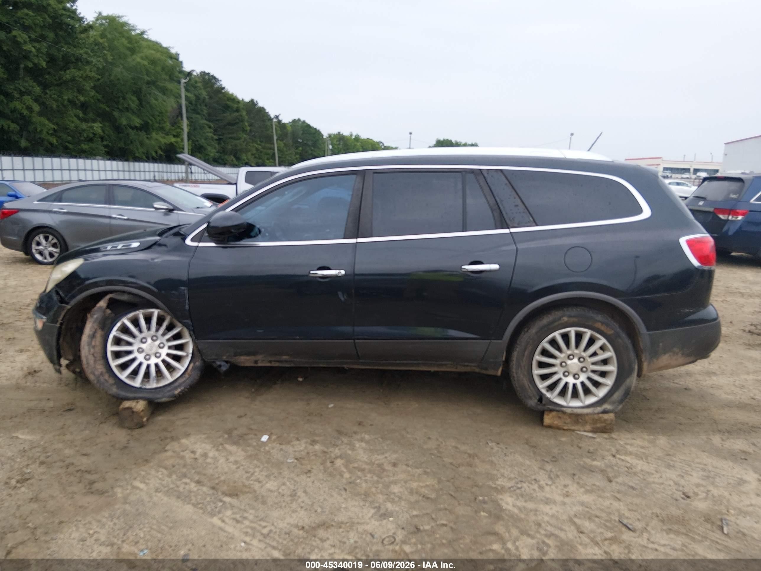 2010 Buick Enclave 1xl Black vin: 5GALRBED8AJ190332