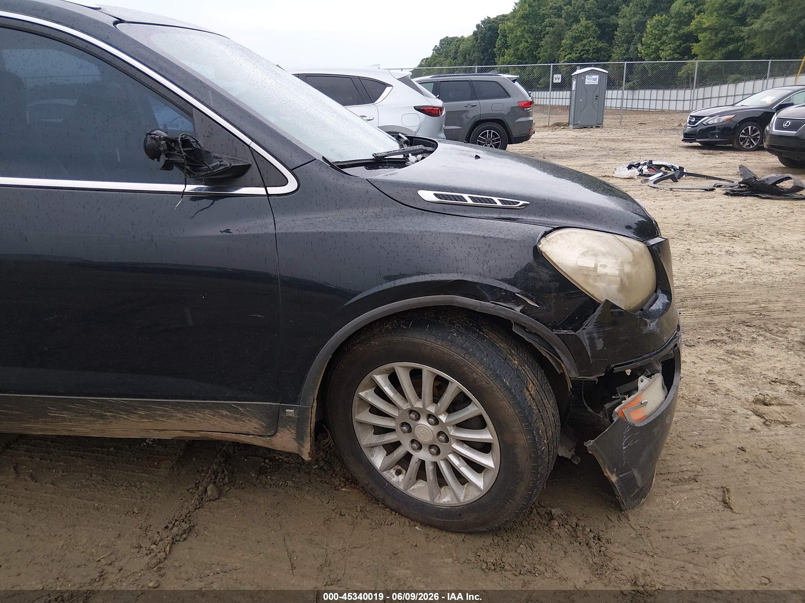 2010 Buick Enclave 1xl Black vin: 5GALRBED8AJ190332