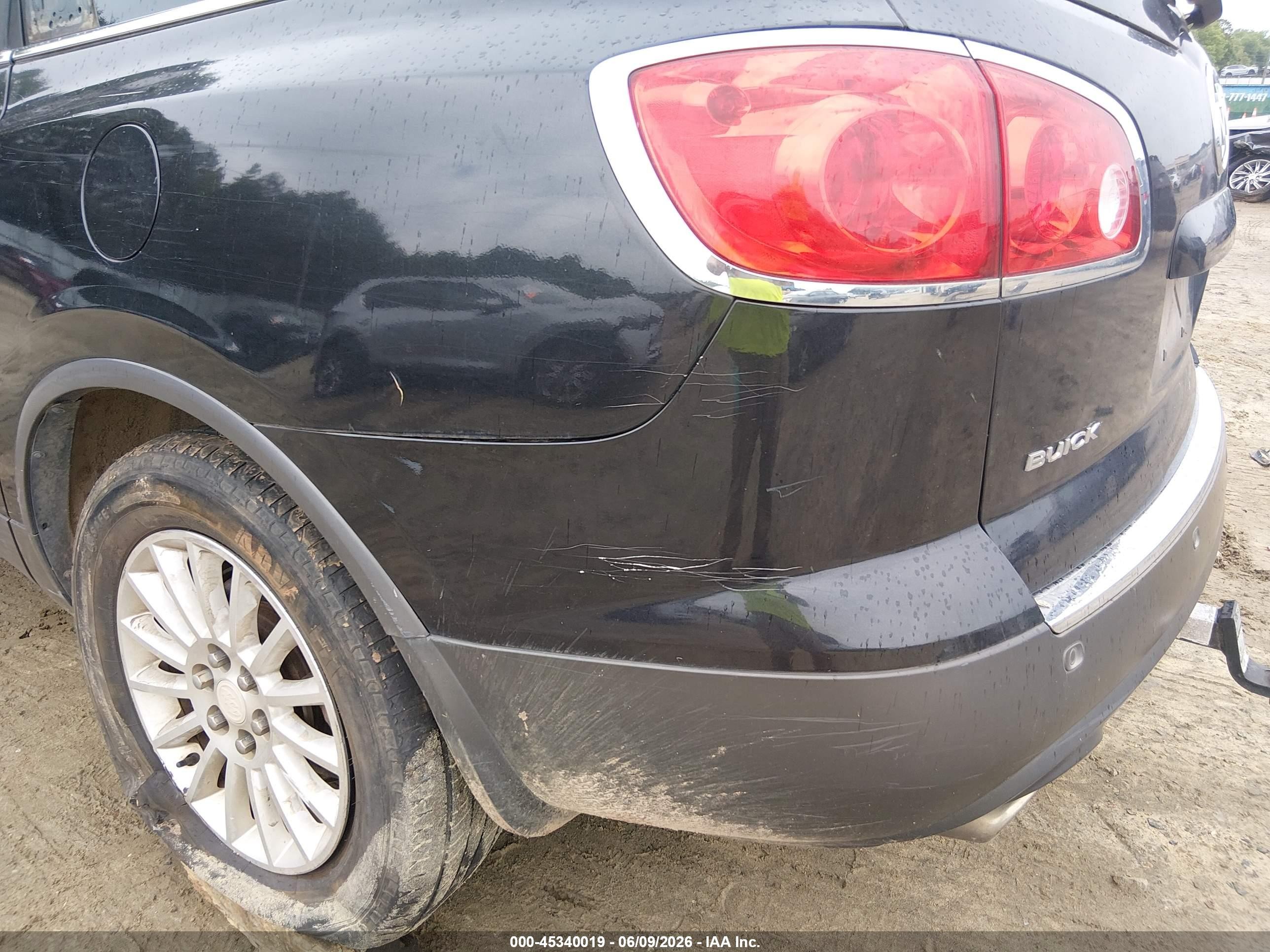 2010 Buick Enclave 1xl Black vin: 5GALRBED8AJ190332