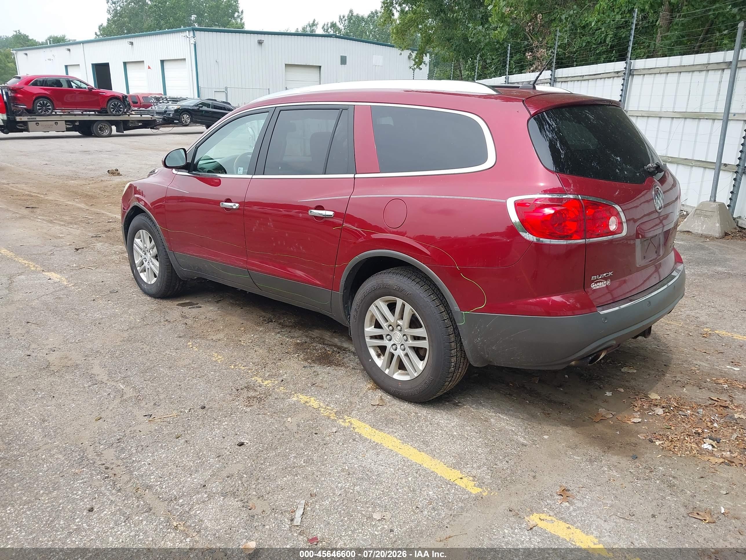 2010 Buick Enclave 1xl Red vin: 5GALRBED8AJ253249
