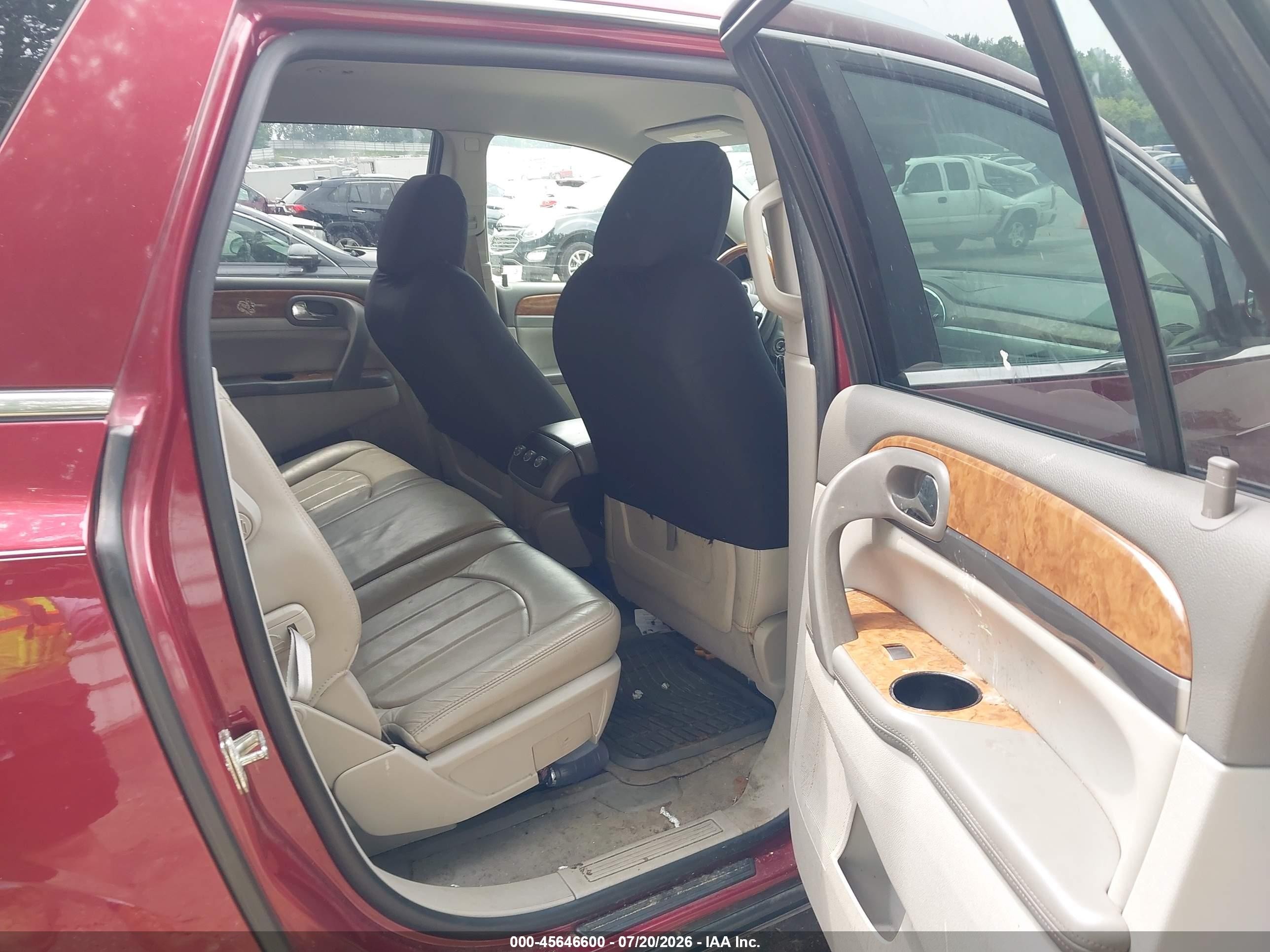 2010 Buick Enclave 1xl Red vin: 5GALRBED8AJ253249