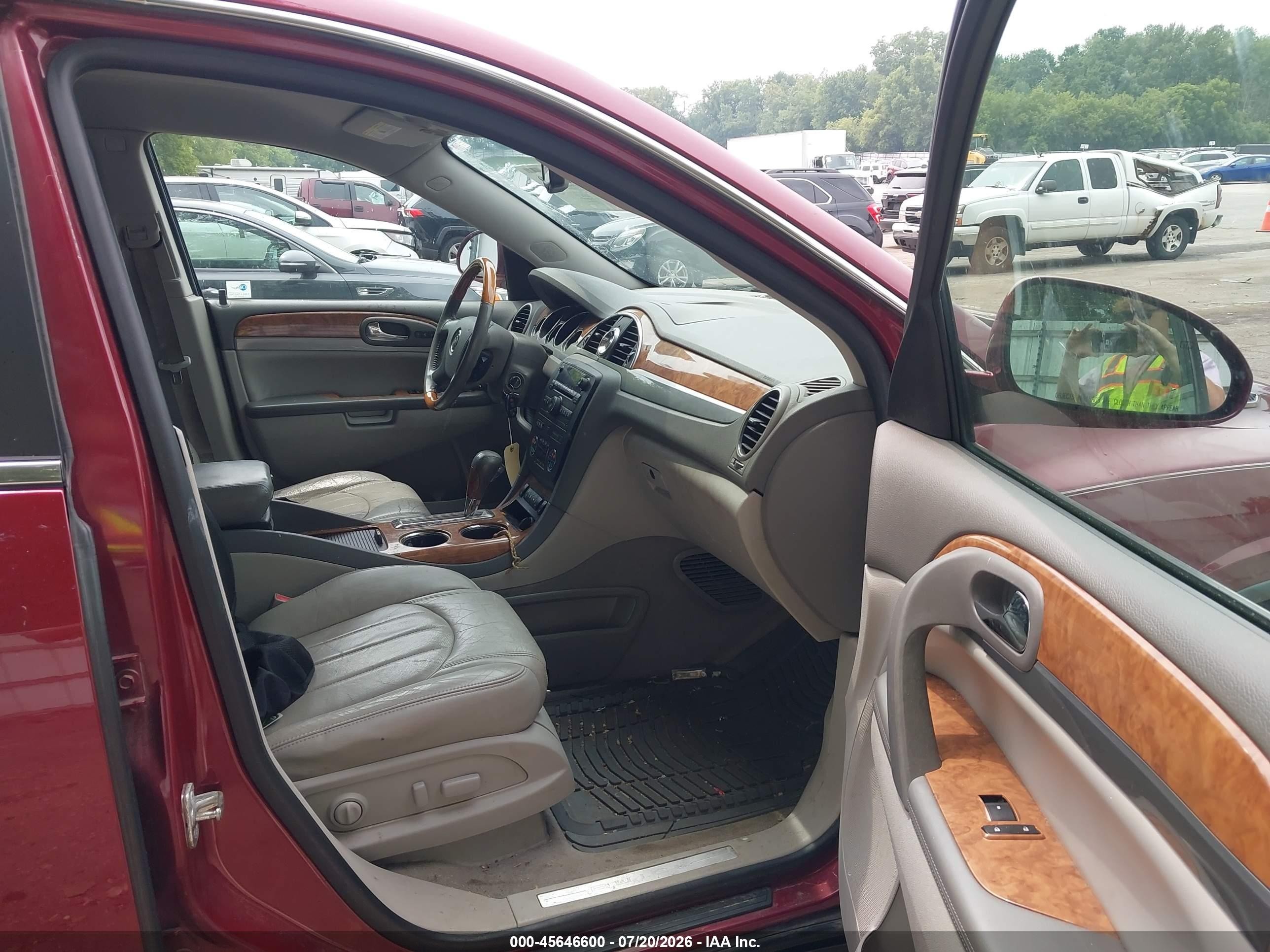 2010 Buick Enclave 1xl Red vin: 5GALRBED8AJ253249