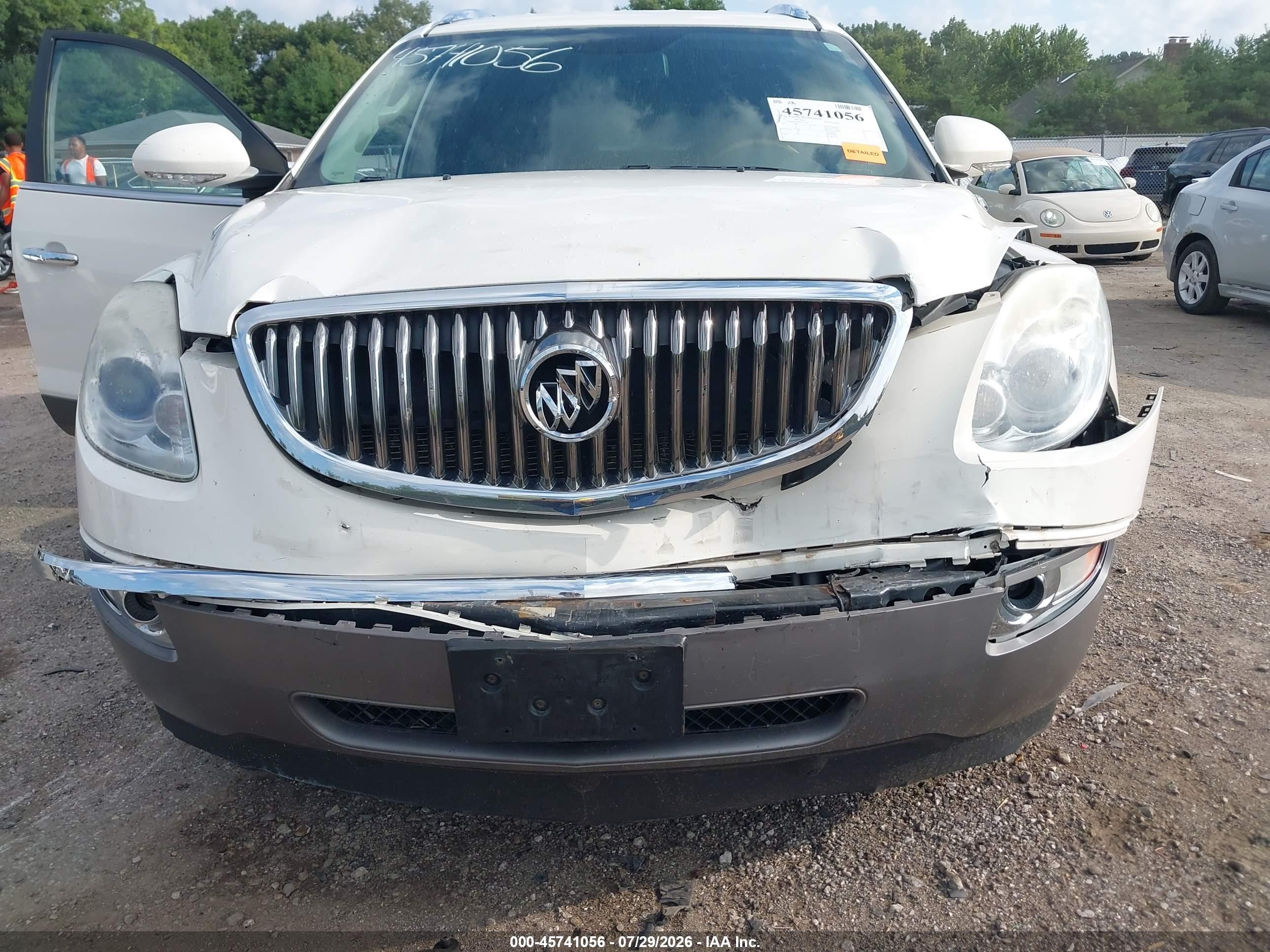 2010 Buick Enclave 1xl White vin: 5GALRBED9AJ122475