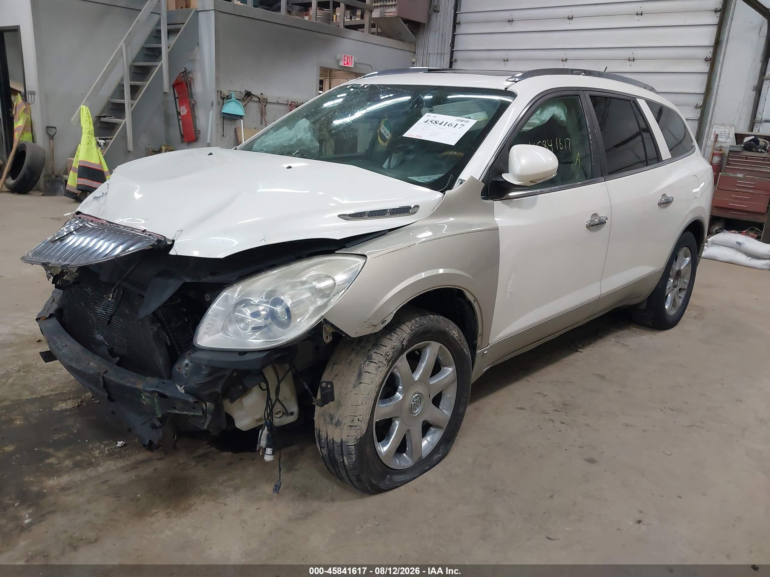 2010 Buick Enclave 1xl White vin: 5GALRBED9AJ198391