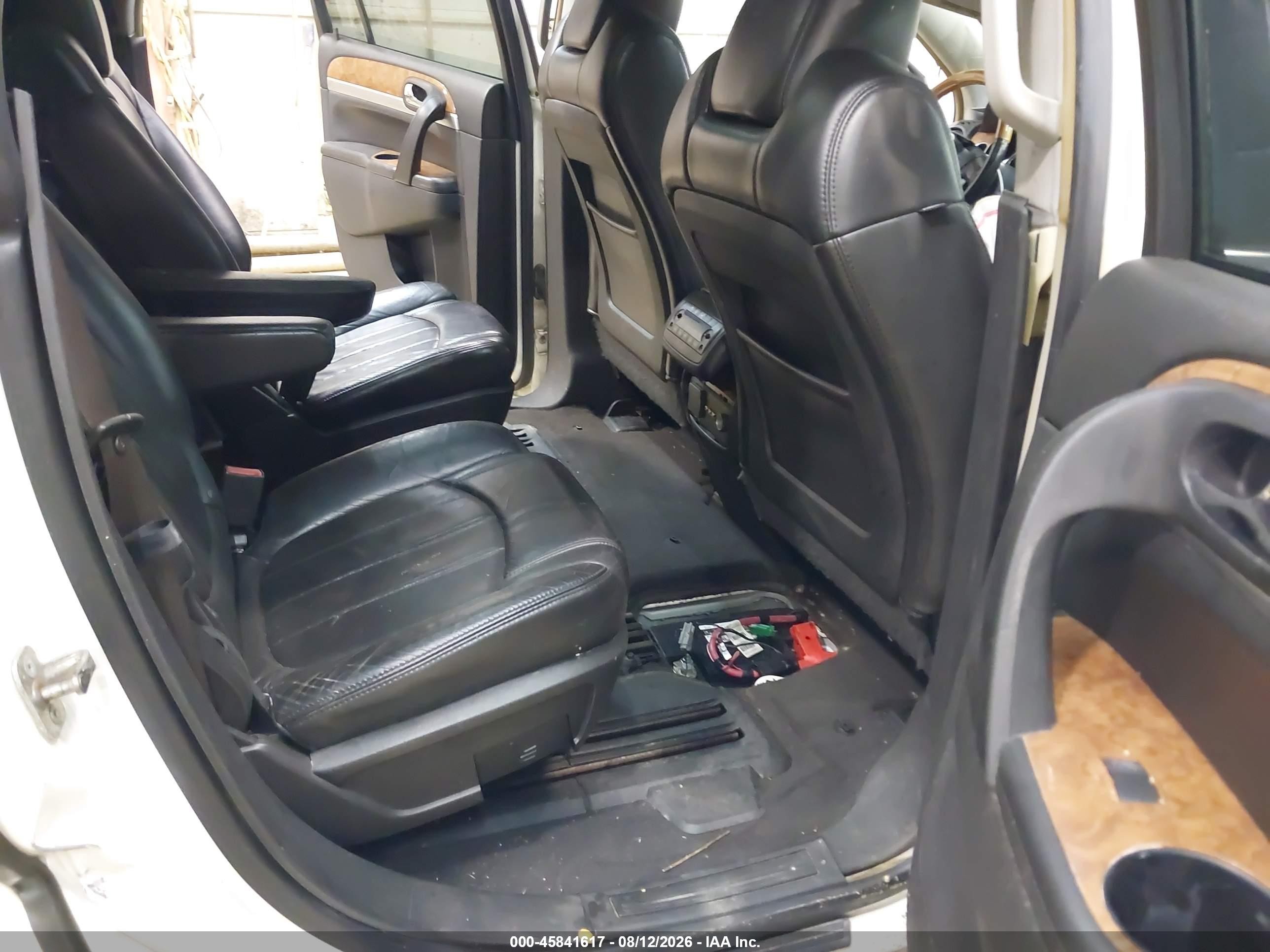 2010 Buick Enclave 1xl White vin: 5GALRBED9AJ198391