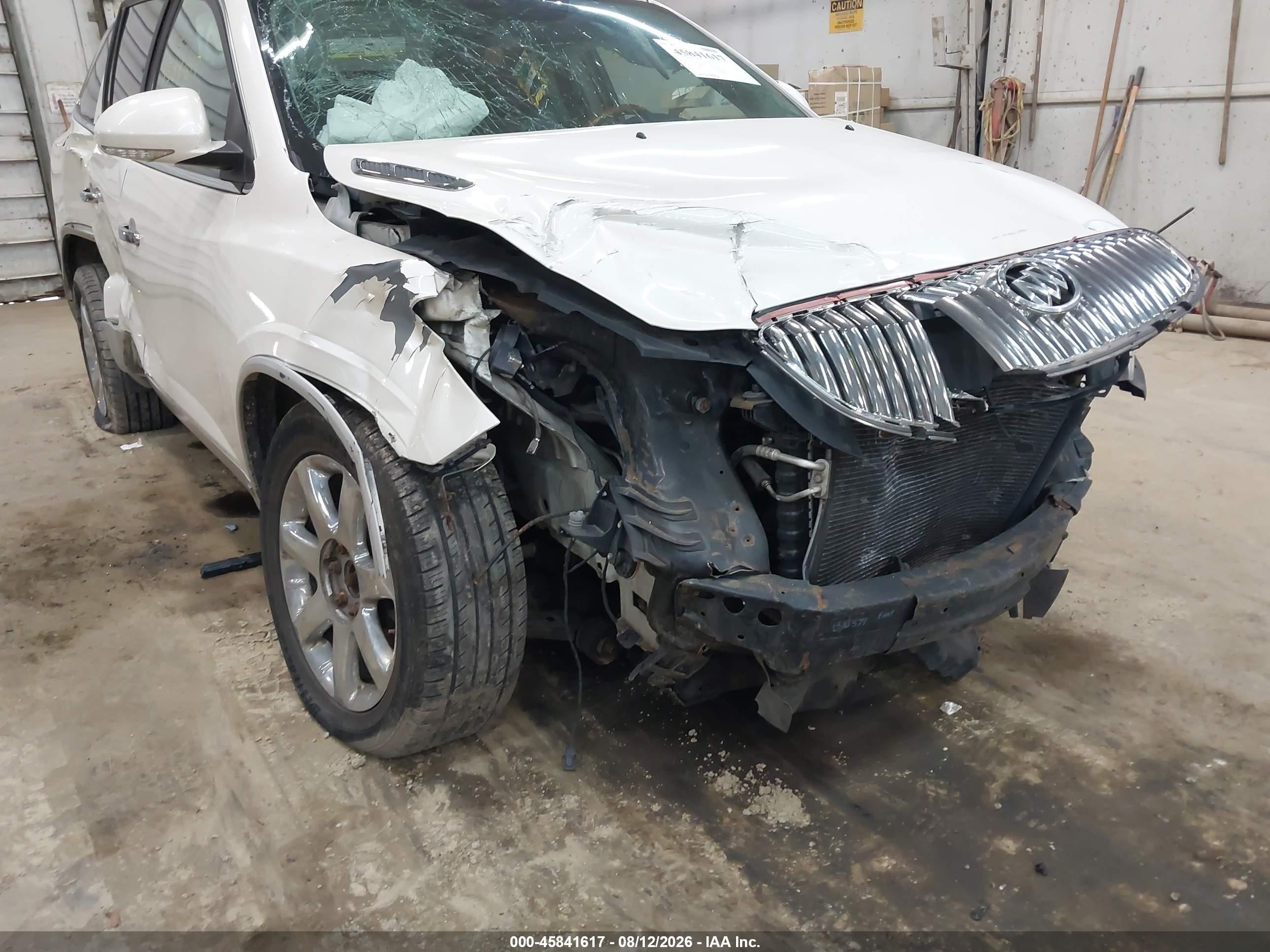 2010 Buick Enclave 1xl White vin: 5GALRBED9AJ198391