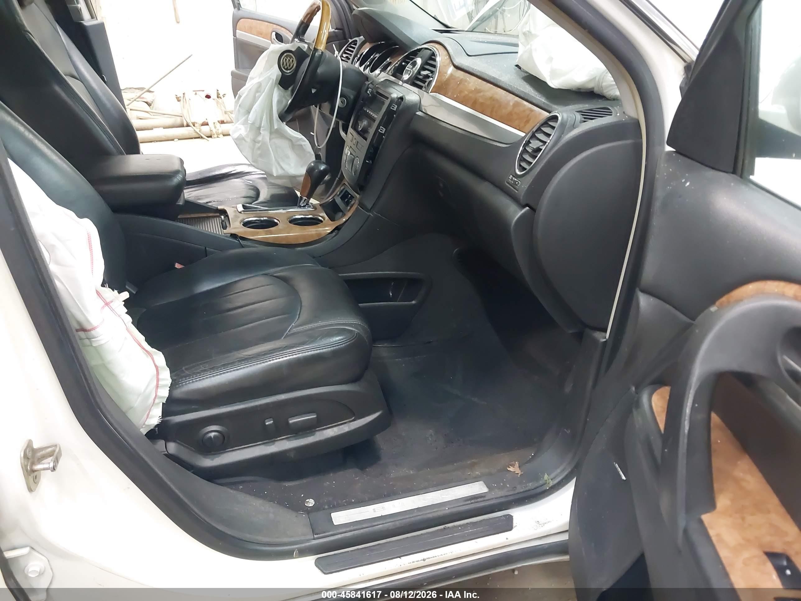 2010 Buick Enclave 1xl White vin: 5GALRBED9AJ198391