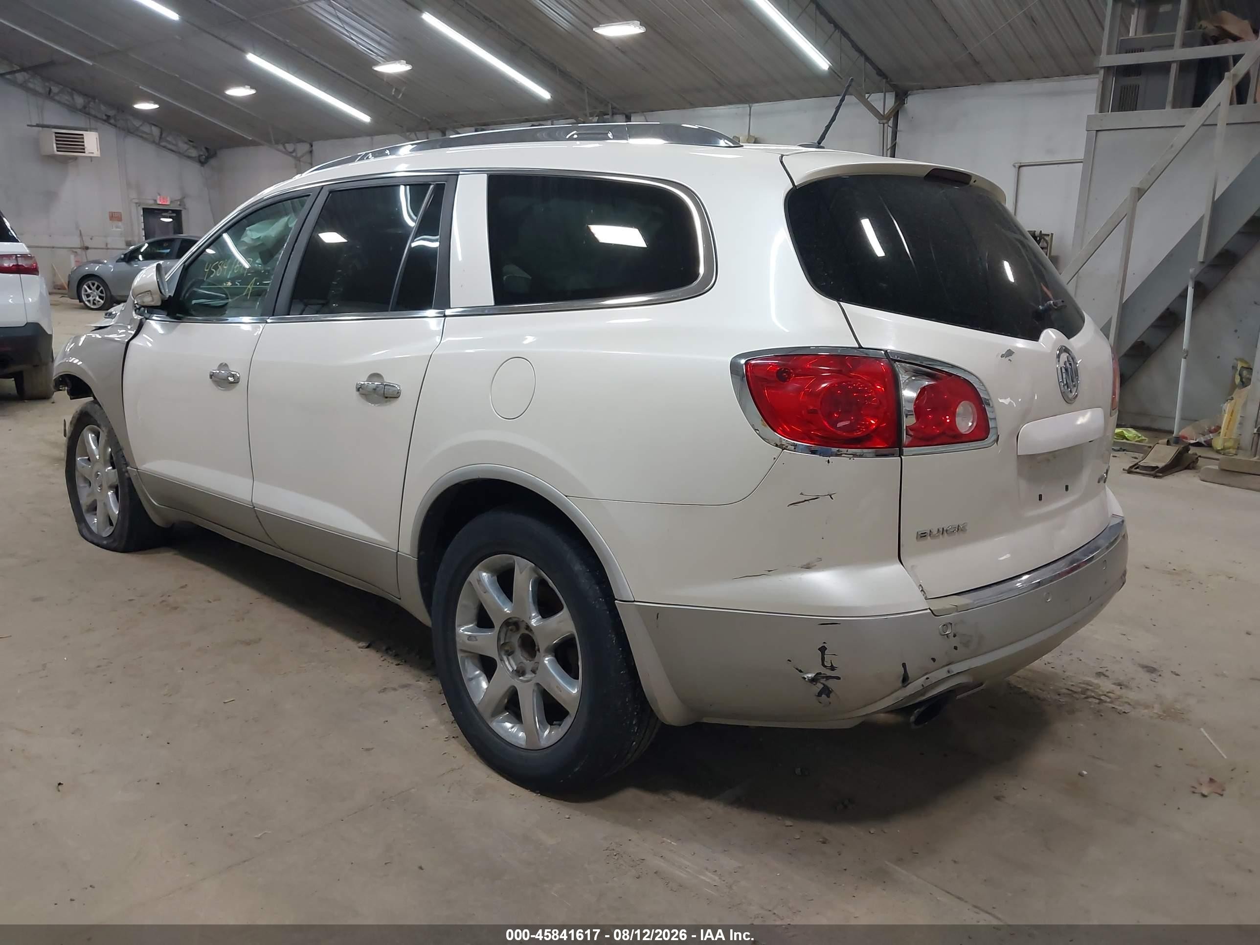 2010 Buick Enclave 1xl White vin: 5GALRBED9AJ198391