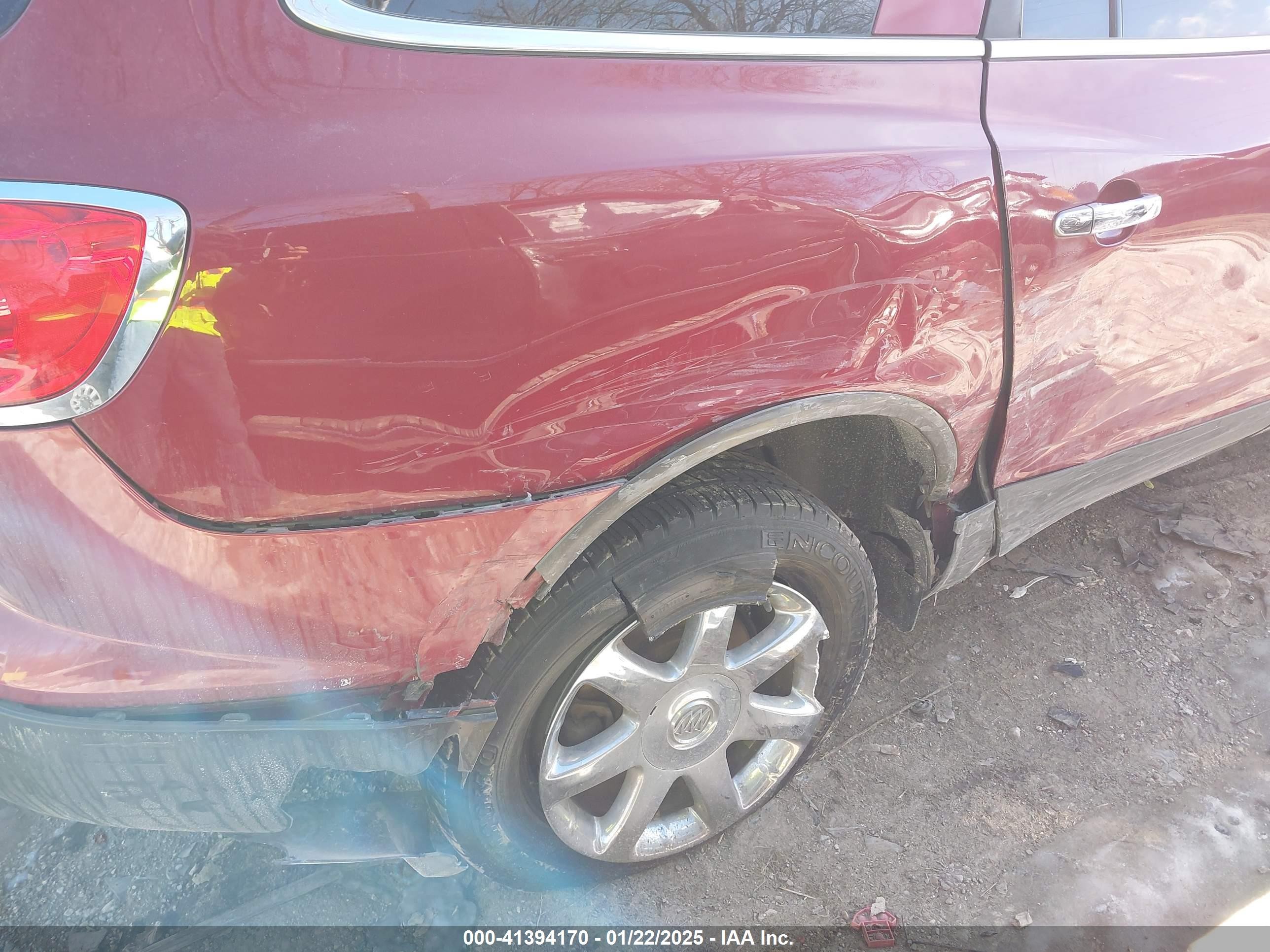2010 Buick Enclave 1xl Burgundy vin: 5GALRBED9AJ243734
