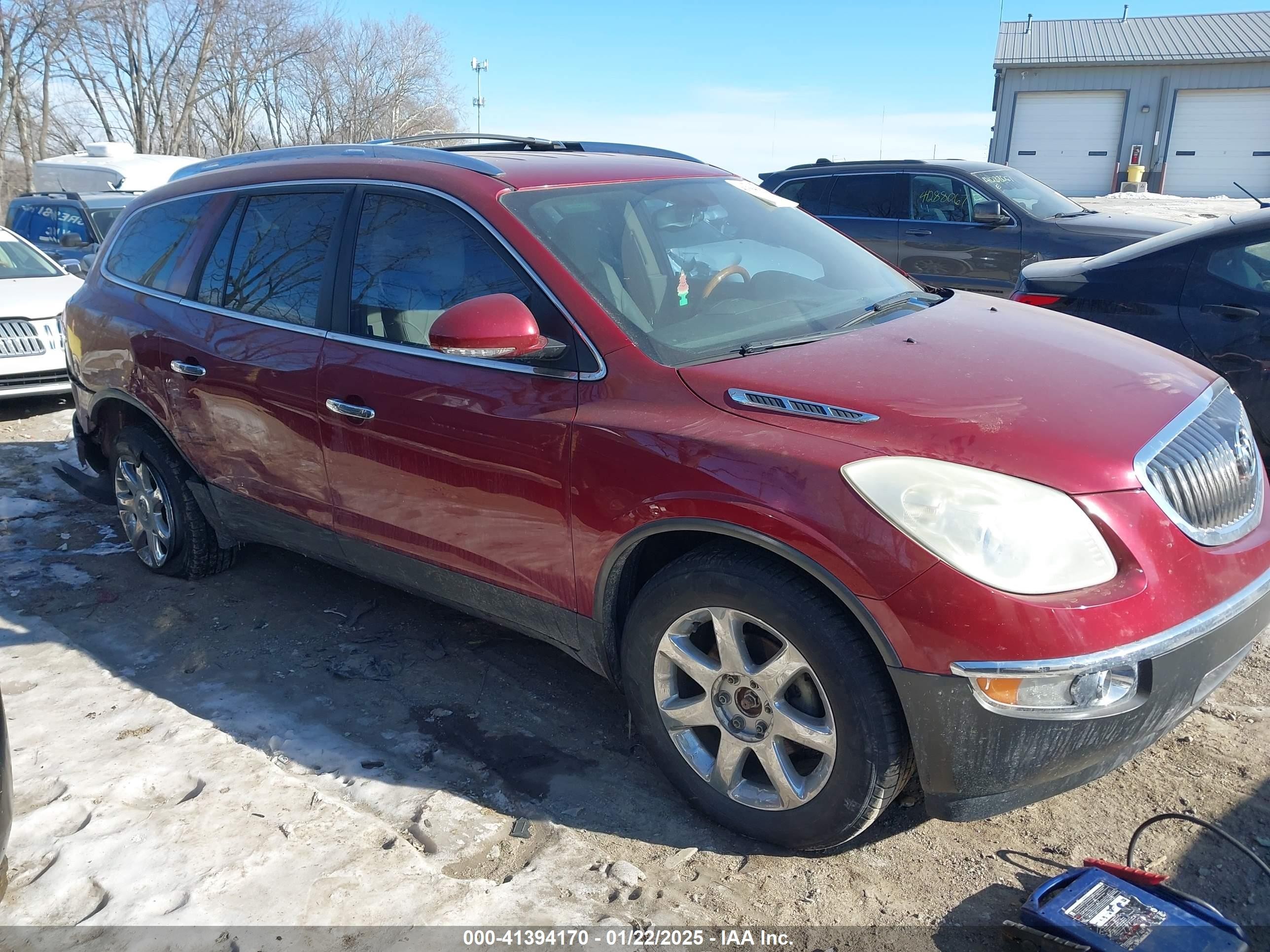 2010 Buick Enclave 1xl Burgundy vin: 5GALRBED9AJ243734