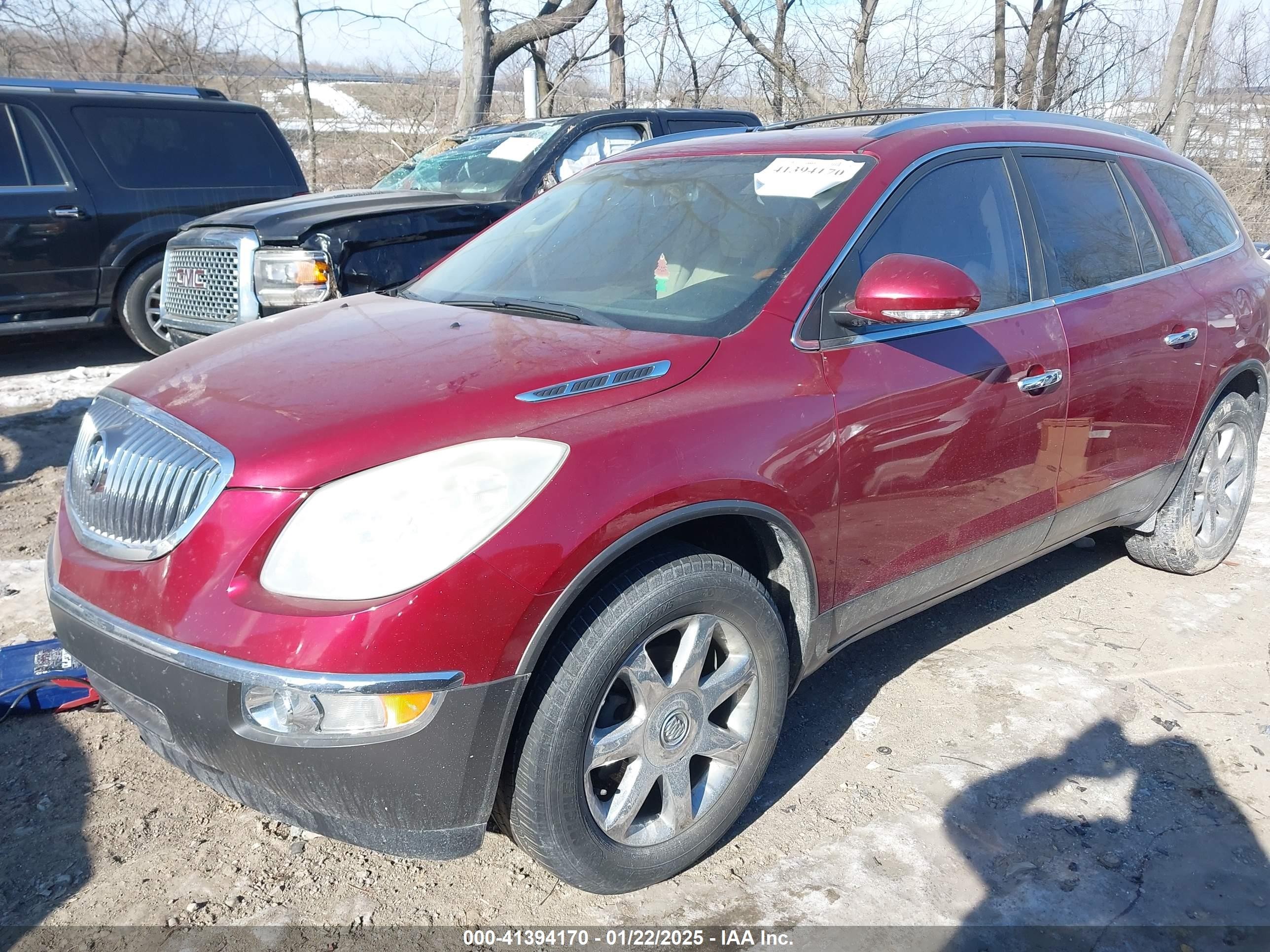 2010 Buick Enclave 1xl Burgundy vin: 5GALRBED9AJ243734