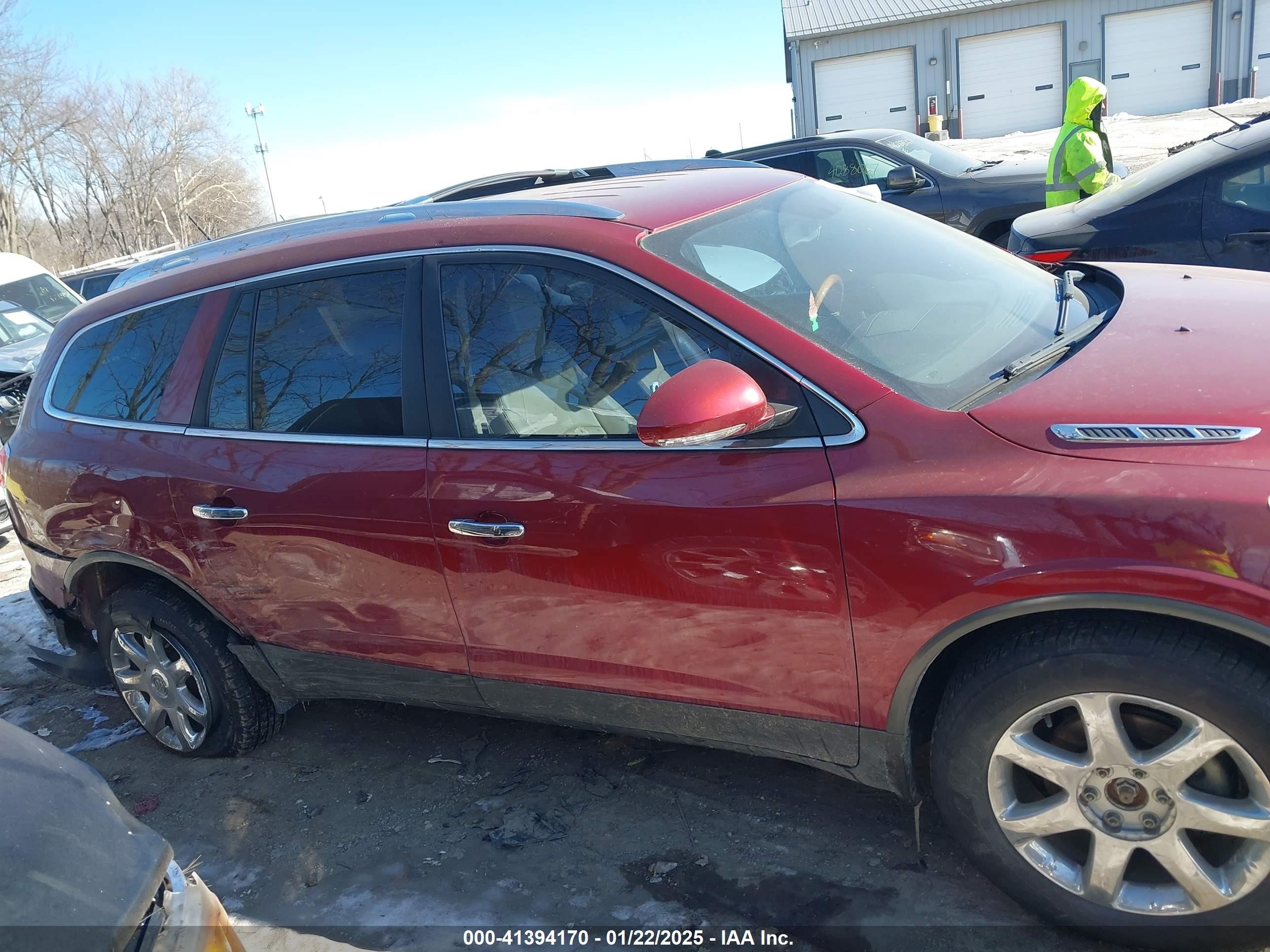 2010 Buick Enclave 1xl Burgundy vin: 5GALRBED9AJ243734