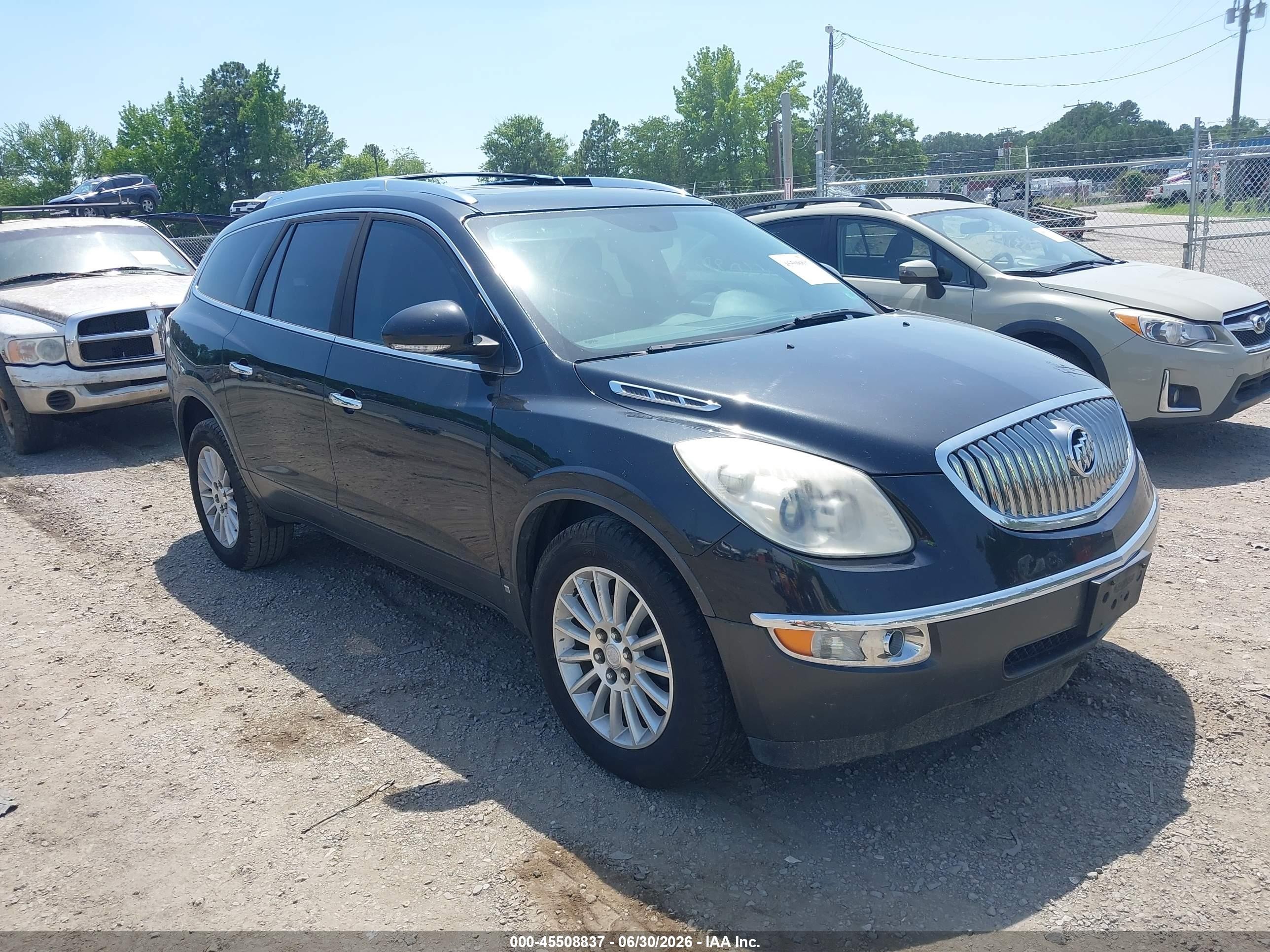 2010 Buick Enclave 1xl Black vin: 5GALRBEDXAJ218728
