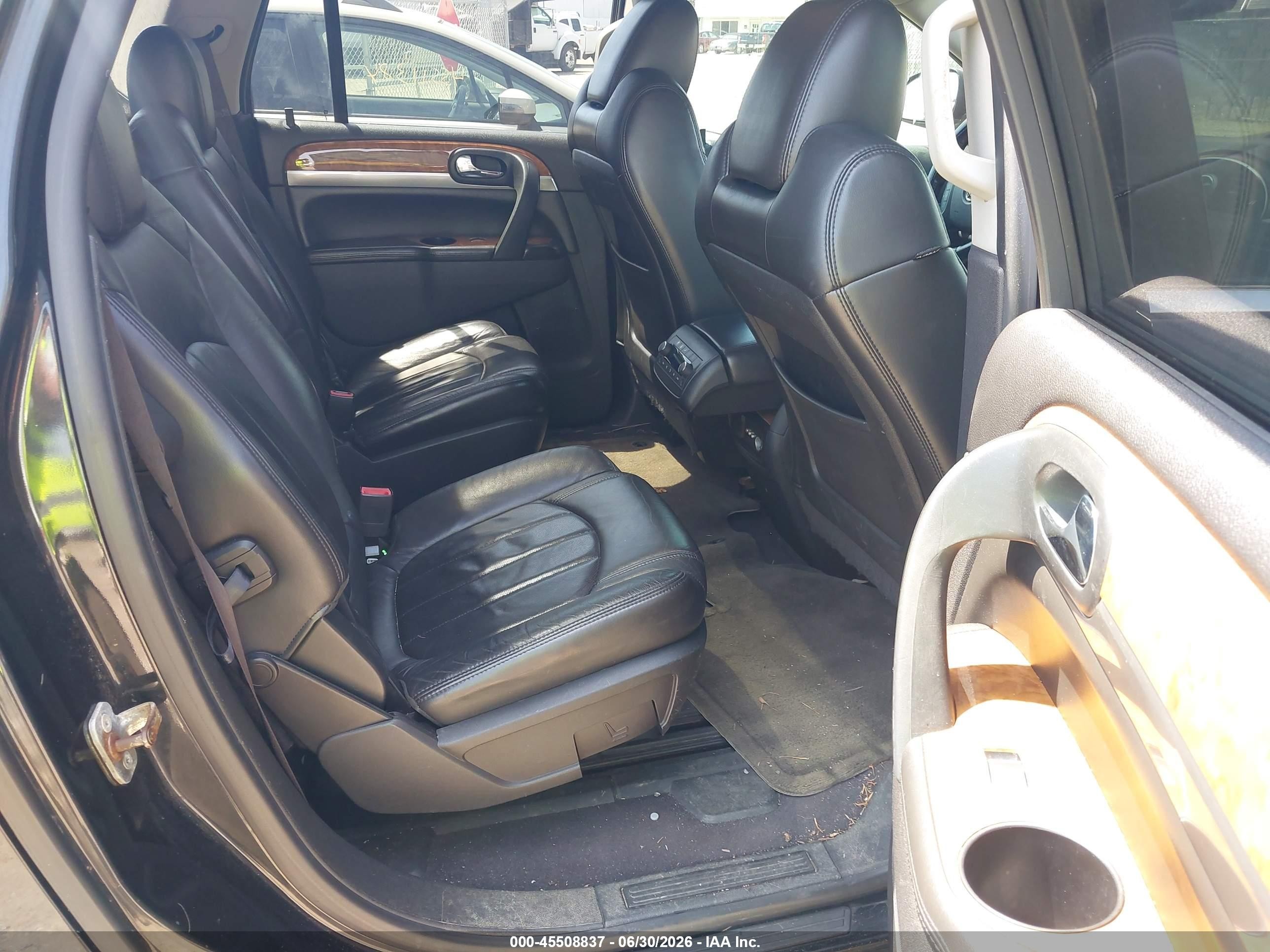 2010 Buick Enclave 1xl Black vin: 5GALRBEDXAJ218728