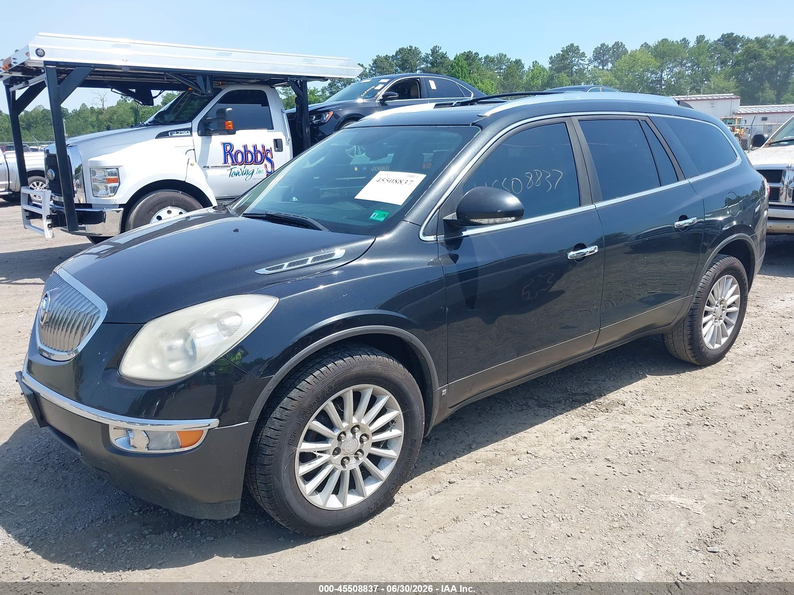 2010 Buick Enclave 1xl Black vin: 5GALRBEDXAJ218728