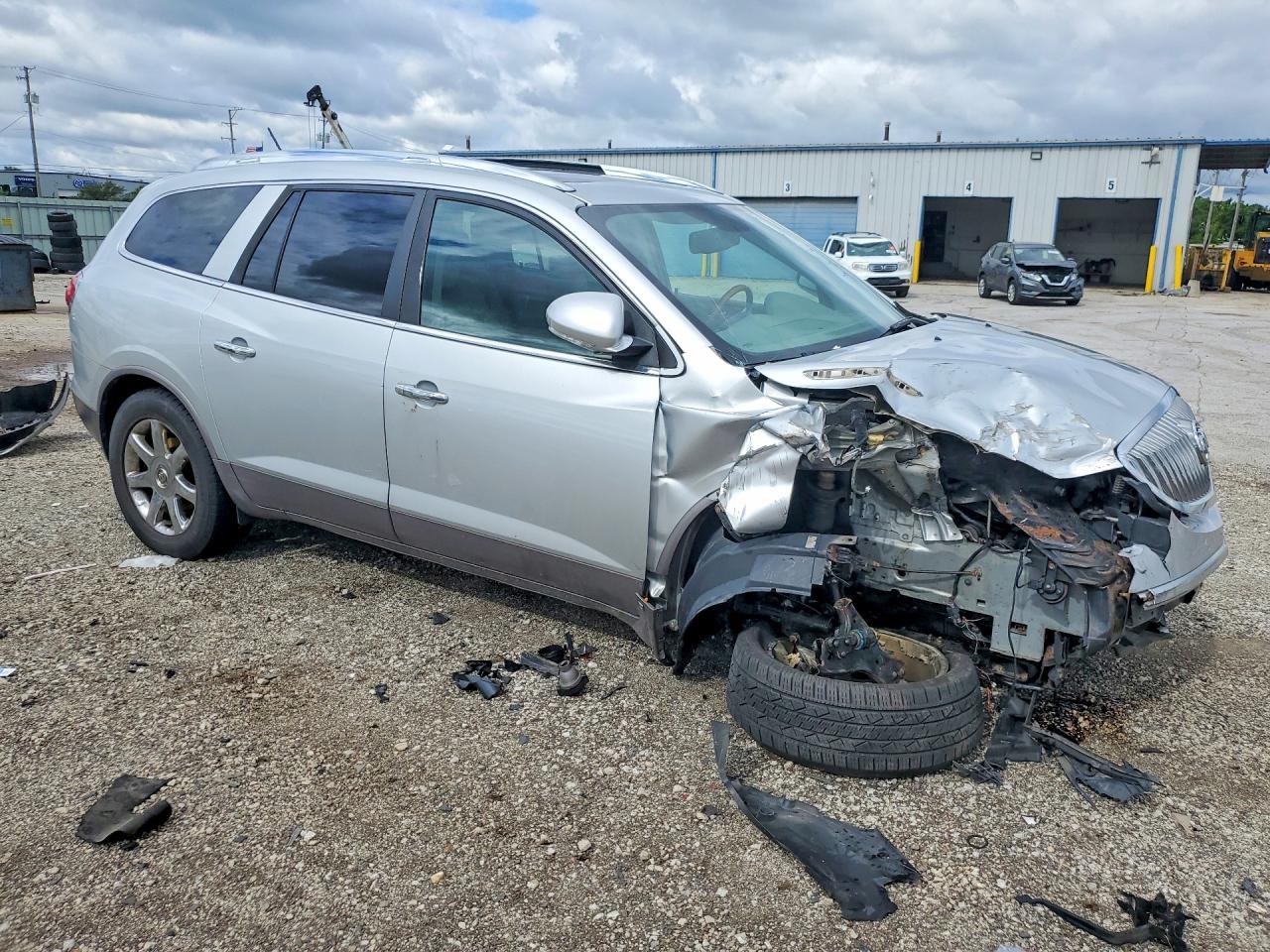 2010 Buick Enclave Cxl Silver vin: 5GALRCED0AJ137145