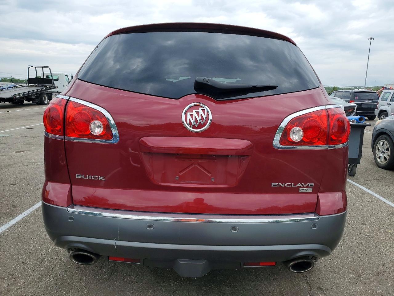 2010 Buick Enclave Cxl Maroon vin: 5GALRCED0AJ143589