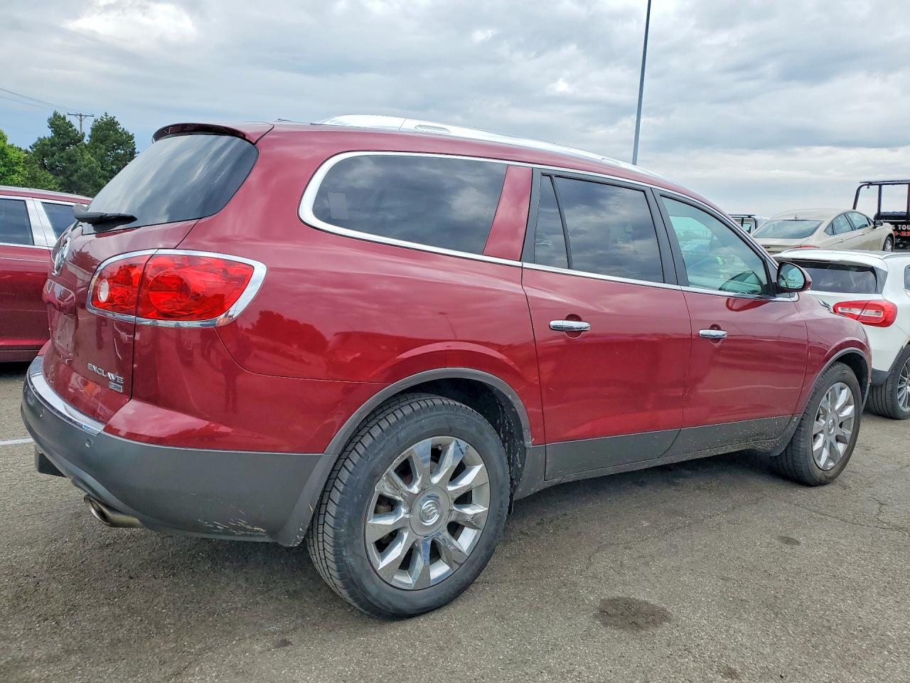 2010 Buick Enclave Cxl Maroon vin: 5GALRCED0AJ143589