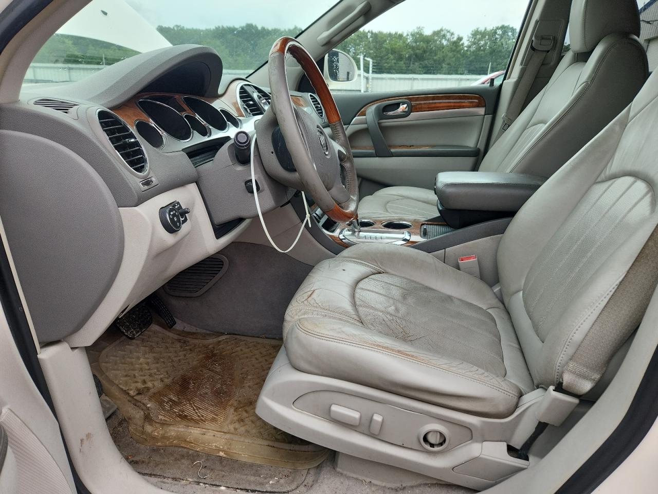 2010 Buick Enclave Cxl White vin: 5GALRCED1AJ144282