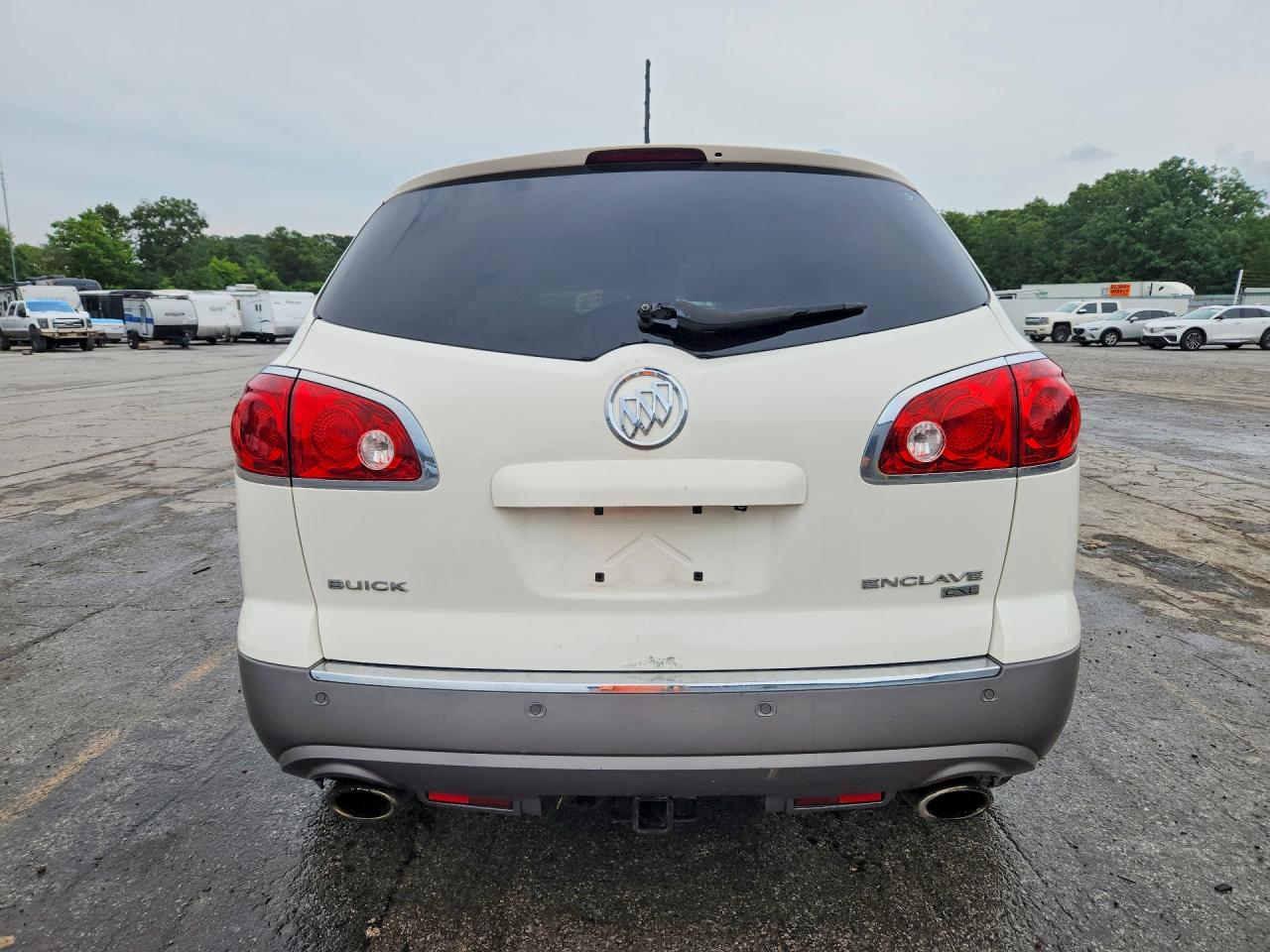 2010 Buick Enclave Cxl White vin: 5GALRCED1AJ144282