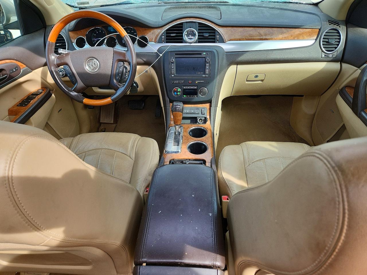 2010 Buick Enclave Cxl Beige vin: 5GALRCED2AJ220401
