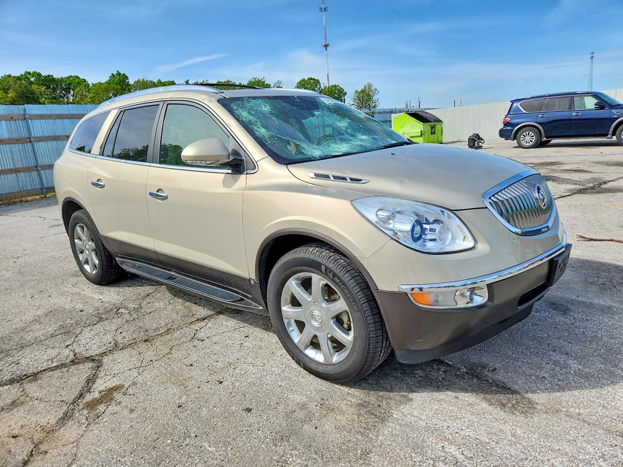 2010 Buick Enclave Cxl Beige vin: 5GALRCED2AJ220401