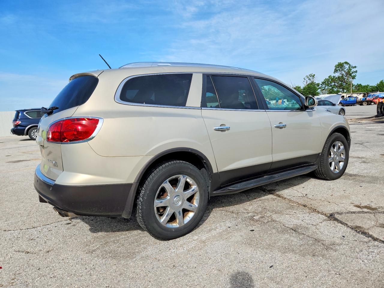 2010 Buick Enclave Cxl Beige vin: 5GALRCED2AJ220401