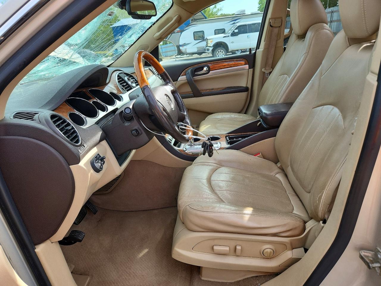 2010 Buick Enclave Cxl Beige vin: 5GALRCED2AJ220401