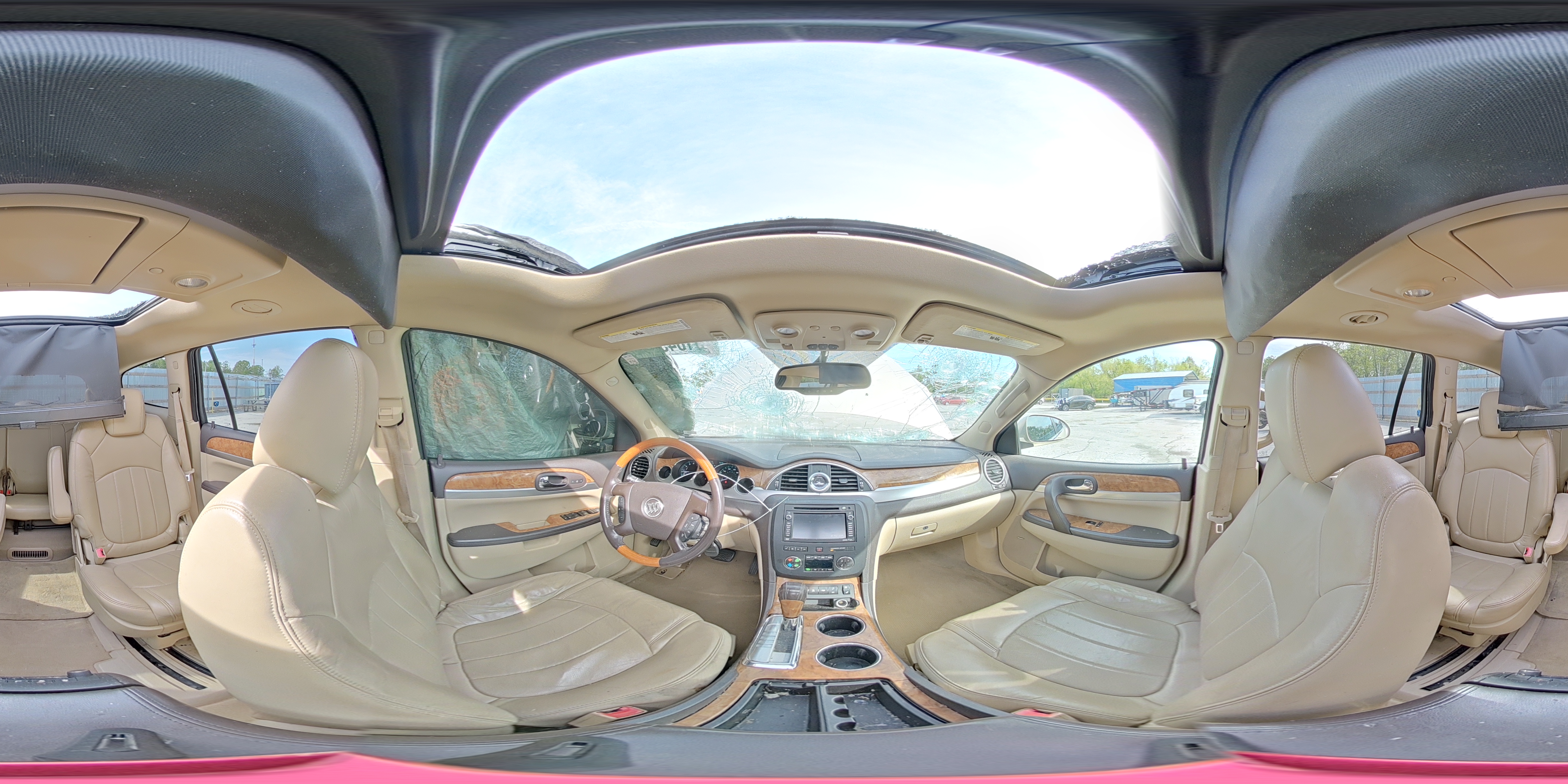 2010 Buick Enclave Cxl Beige vin: 5GALRCED2AJ220401