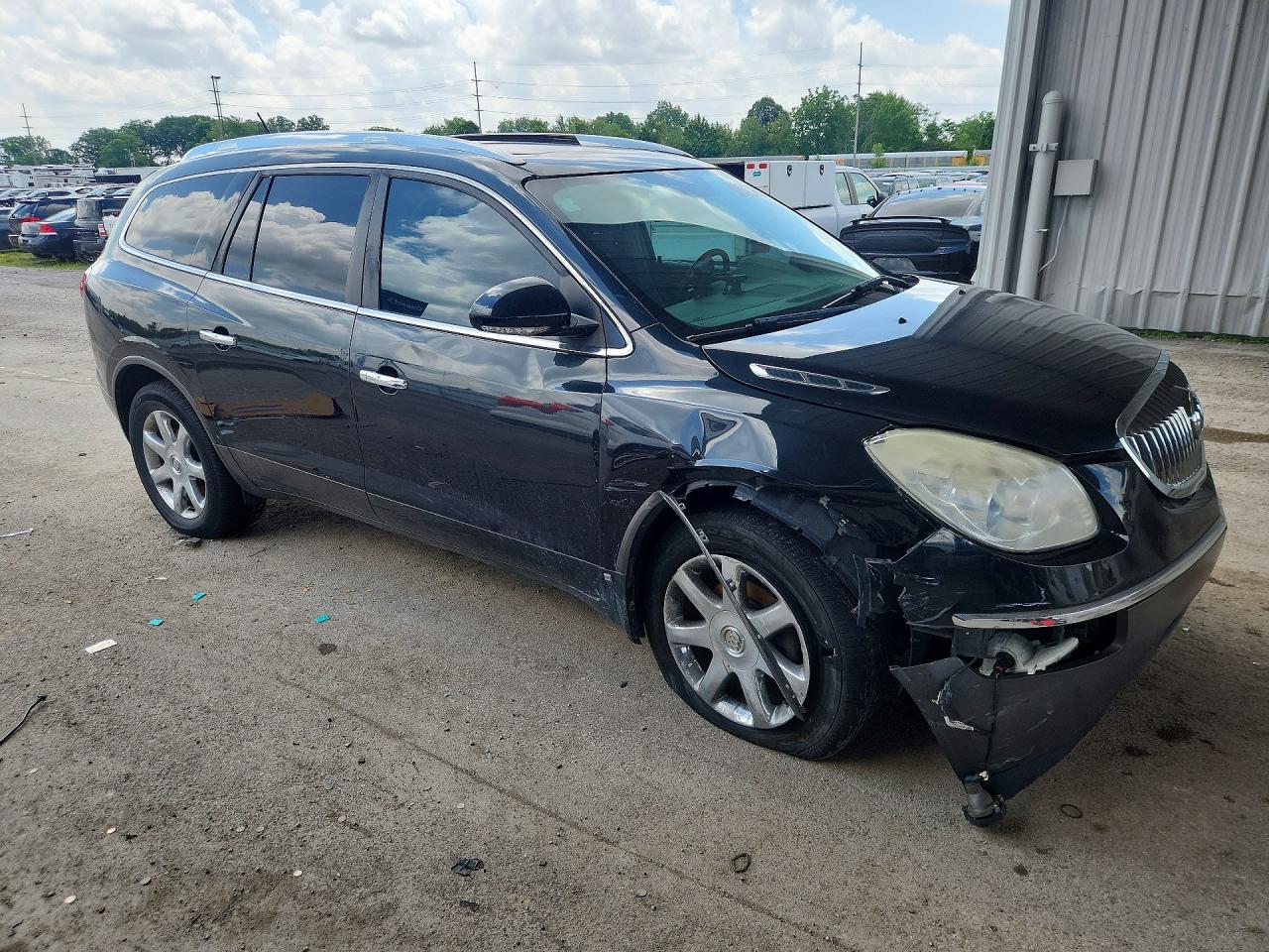 2010 Buick Enclave Cxl Black vin: 5GALRCED3AJ123336