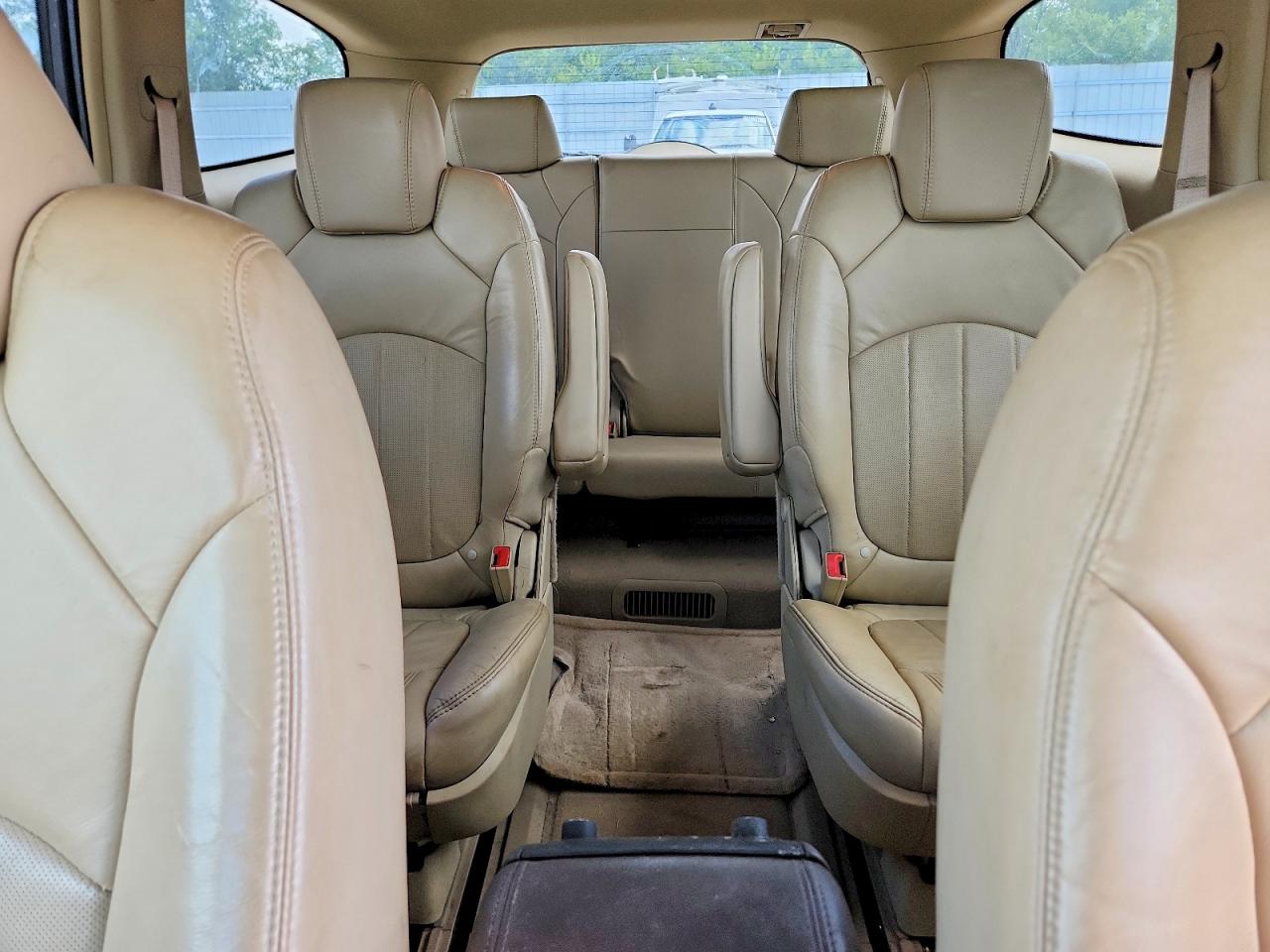 2010 Buick Enclave Cxl White vin: 5GALRCED3AJ197016