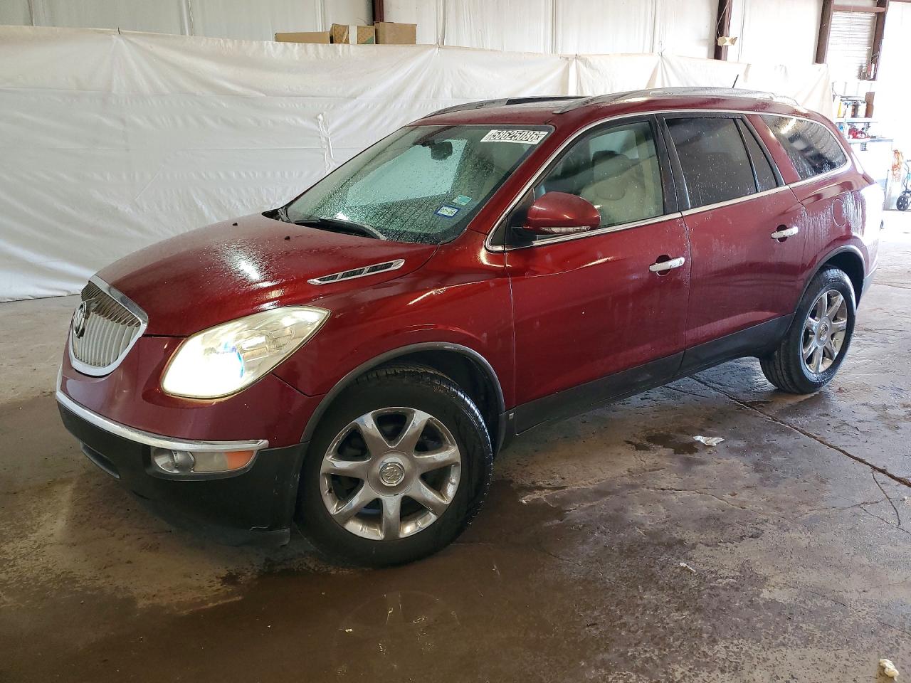 2010 Buick Enclave Cxl Maroon vin: 5GALRCED4AJ159262
