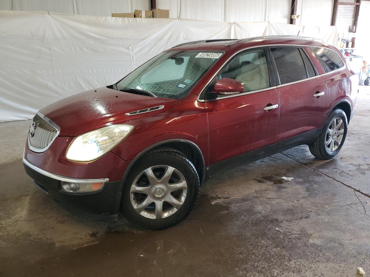 2010 Buick Enclave Cxl Maroon vin: 5GALRCED4AJ159262 Damage: Left Front Door, Chipped, 2