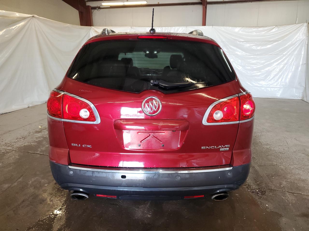 2010 Buick Enclave Cxl Maroon vin: 5GALRCED4AJ159262 Damage: Rear Bumper, Multiple Scratches Heavy, 3