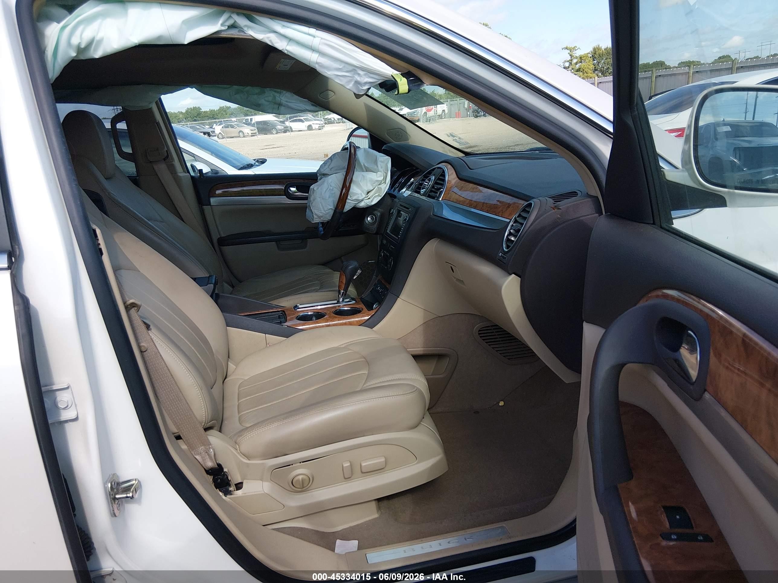 2010 Buick Enclave 2xl White vin: 5GALRCED5AJ189578