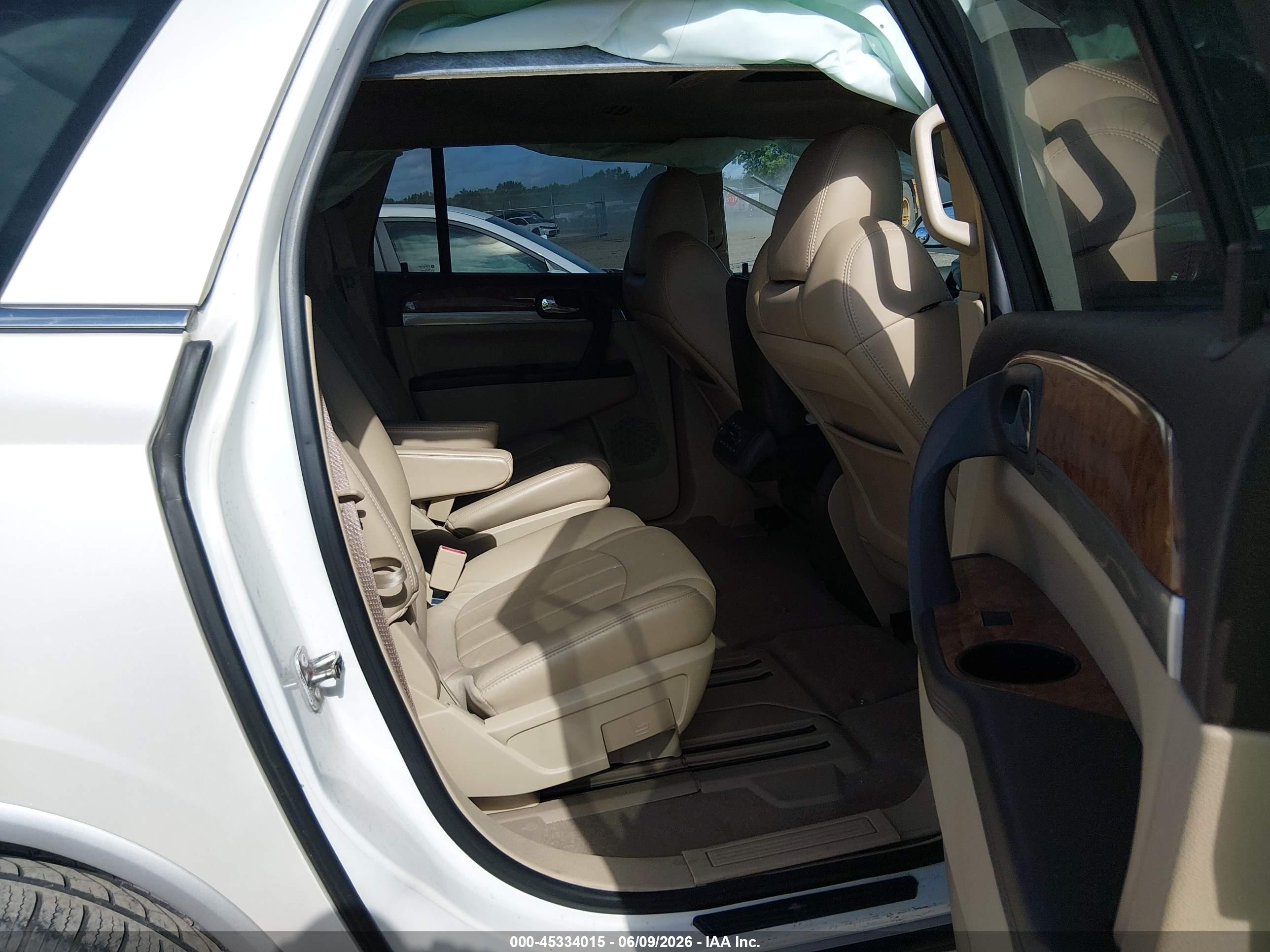 2010 Buick Enclave 2xl White vin: 5GALRCED5AJ189578