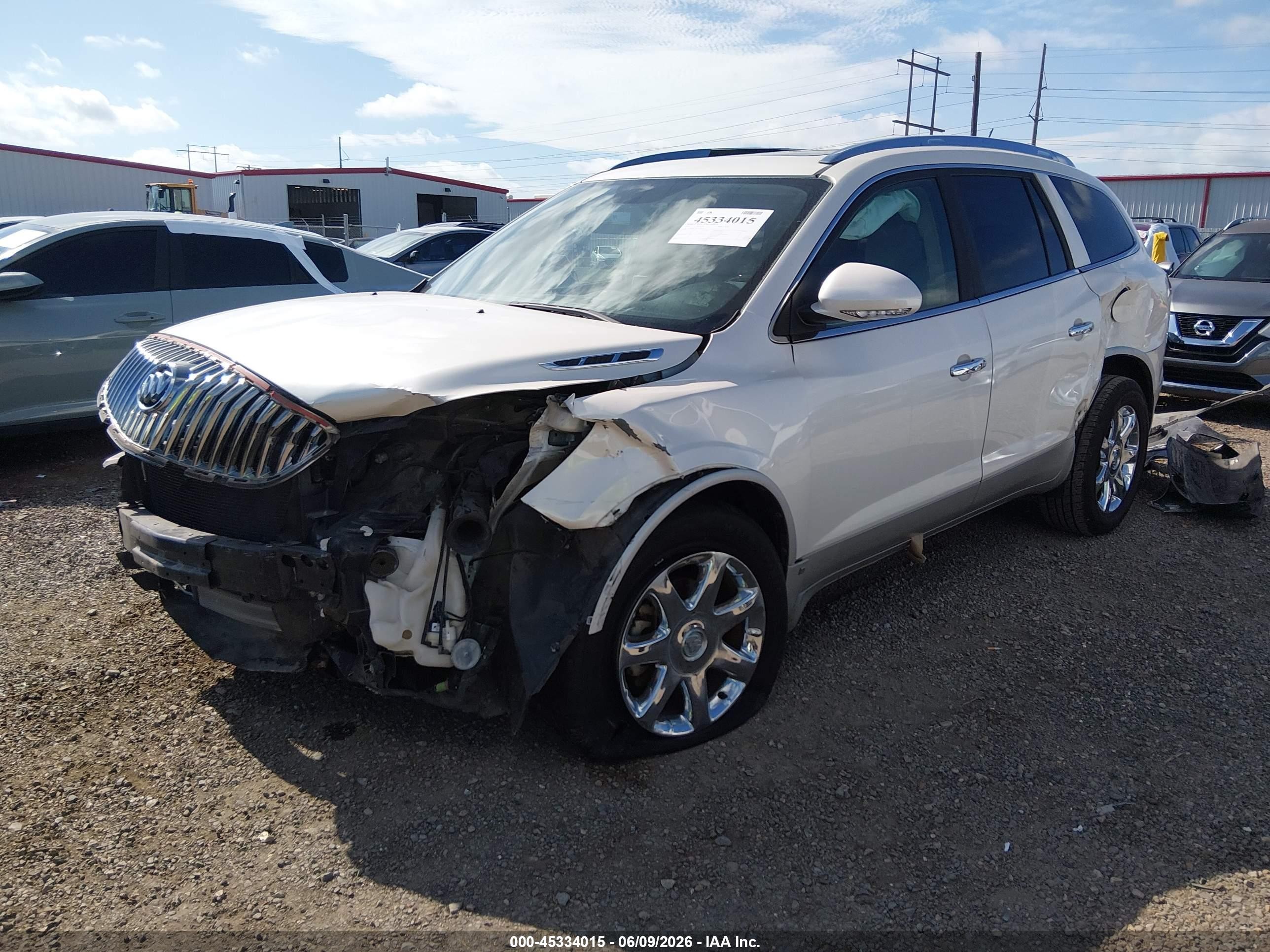 2010 Buick Enclave 2xl White vin: 5GALRCED5AJ189578