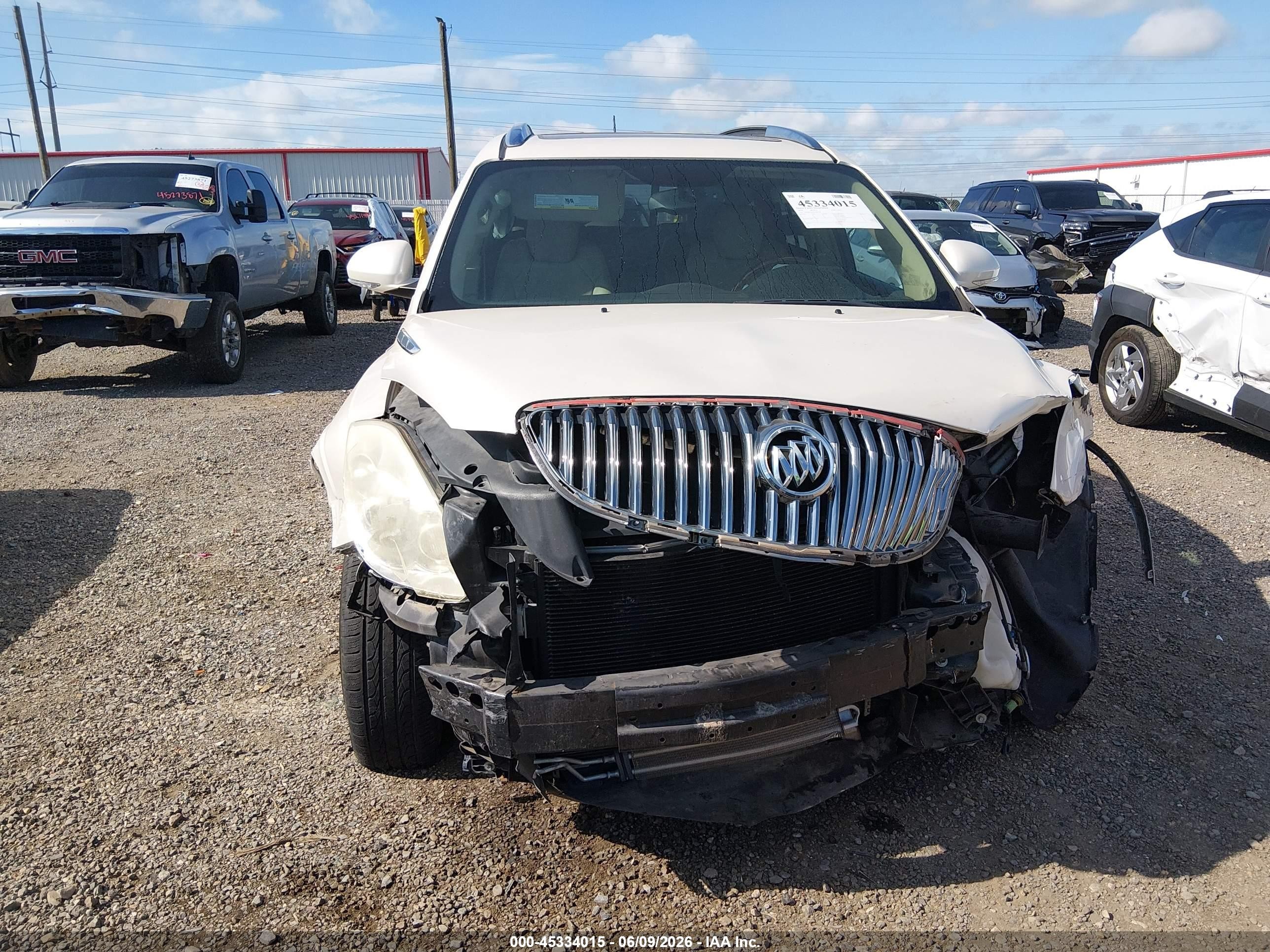 2010 Buick Enclave 2xl White vin: 5GALRCED5AJ189578