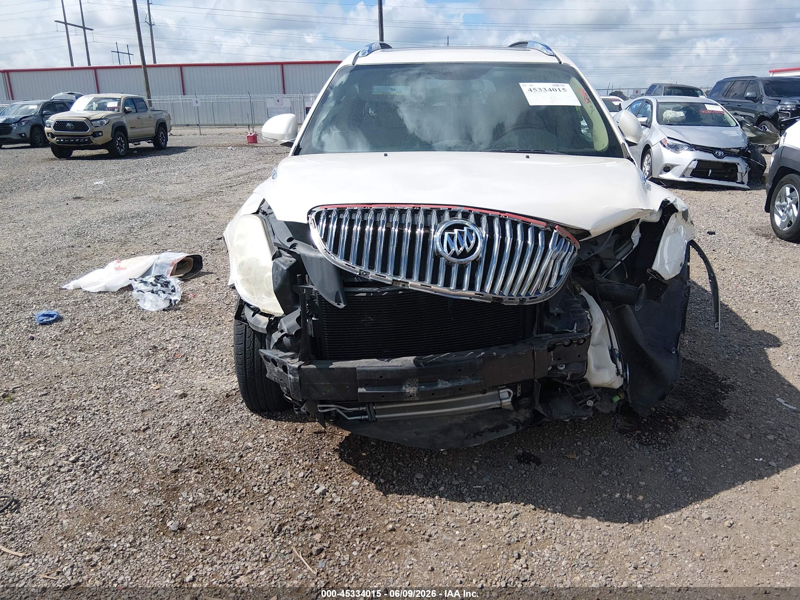 2010 Buick Enclave 2xl White vin: 5GALRCED5AJ189578