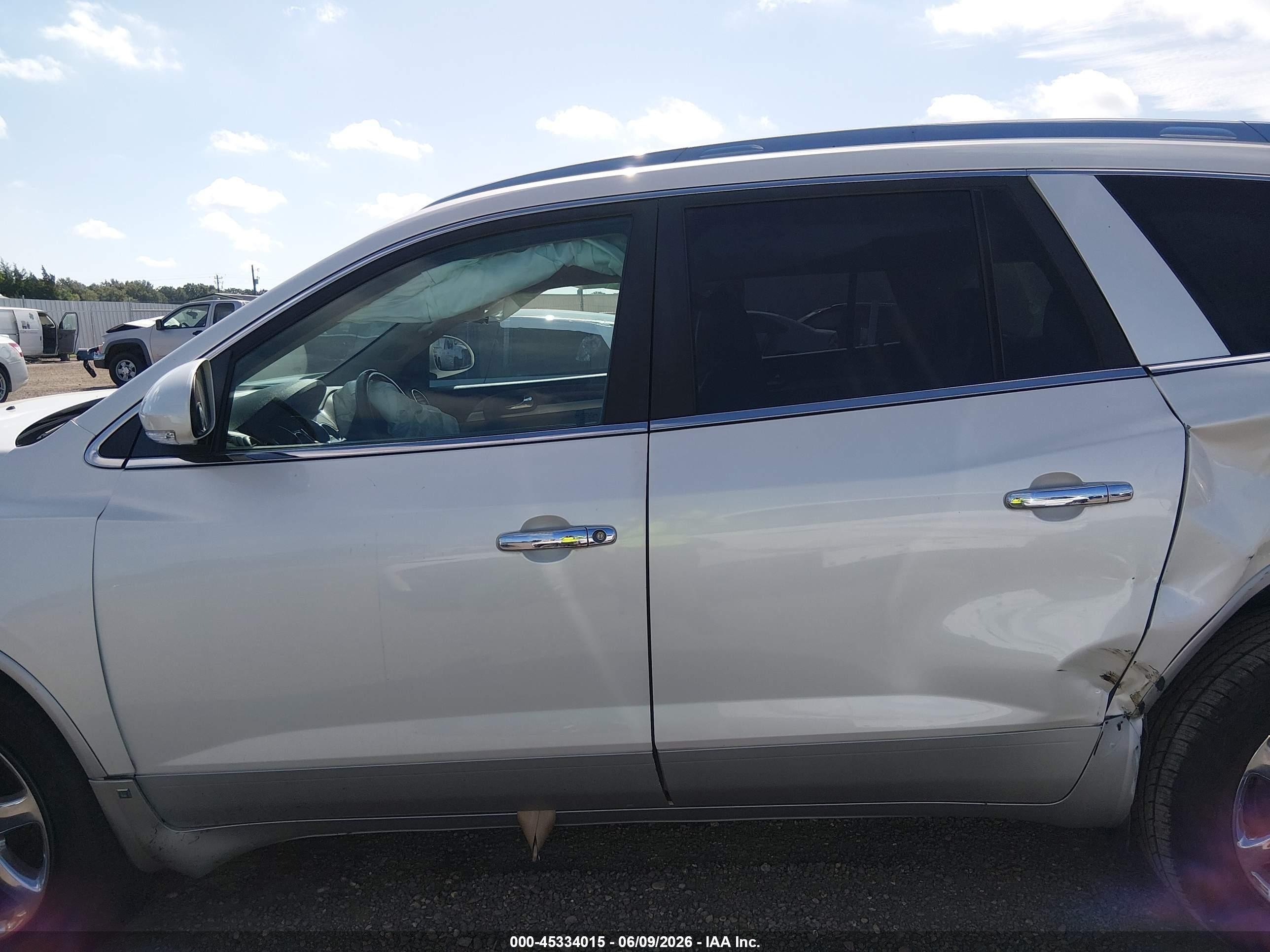 2010 Buick Enclave 2xl White vin: 5GALRCED5AJ189578