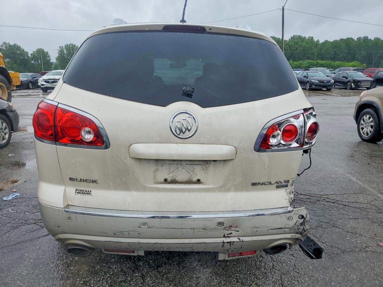 2010 Buick Enclave Cxl White vin: 5GALRCED7AJ117345