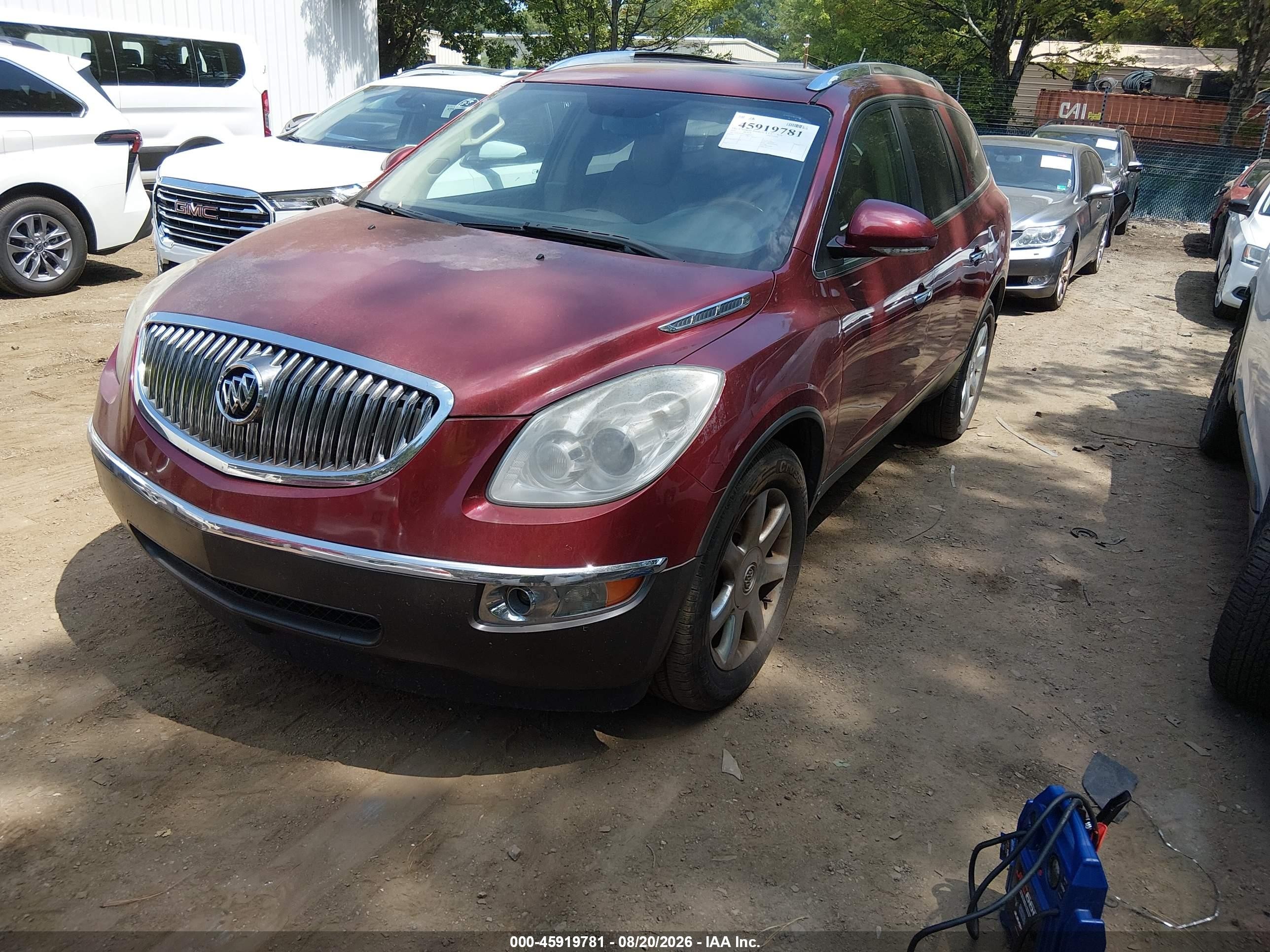 2010 Buick Enclave 2xl Burgundy vin: 5GALRCED7AJ136512