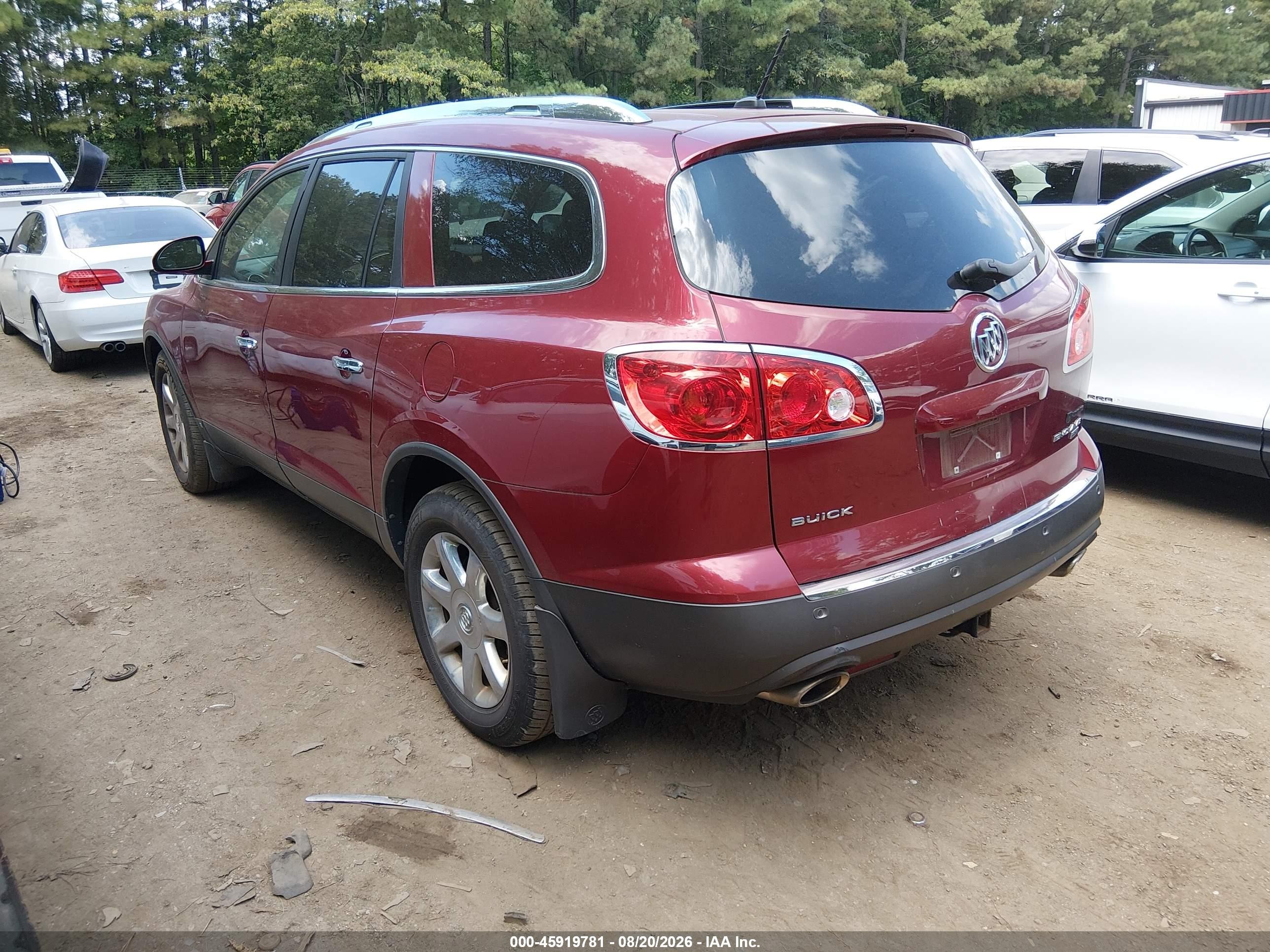2010 Buick Enclave 2xl Burgundy vin: 5GALRCED7AJ136512