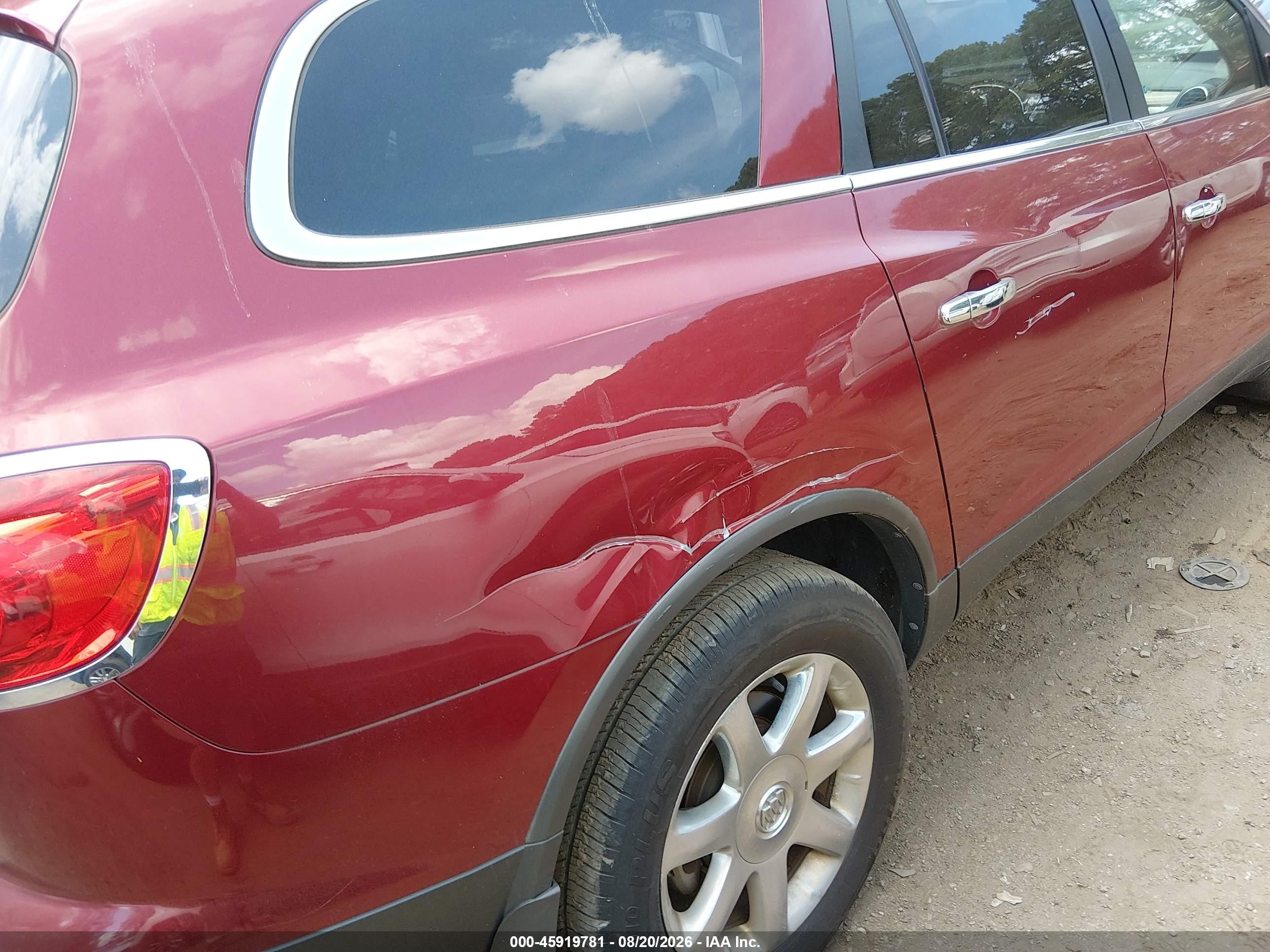 2010 Buick Enclave 2xl Burgundy vin: 5GALRCED7AJ136512