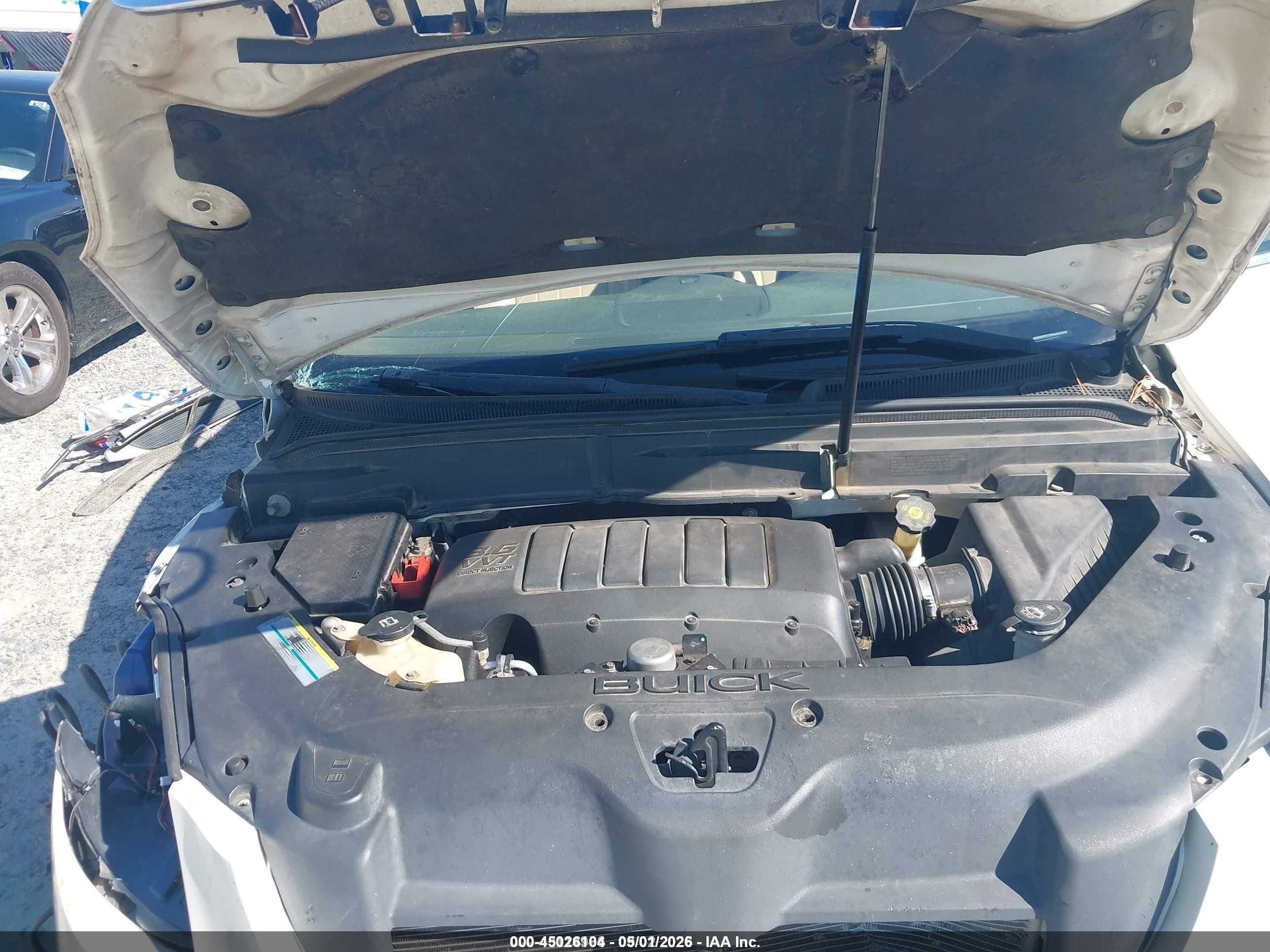 2010 Buick Enclave 2xl White vin: 5GALRCED7AJ168411