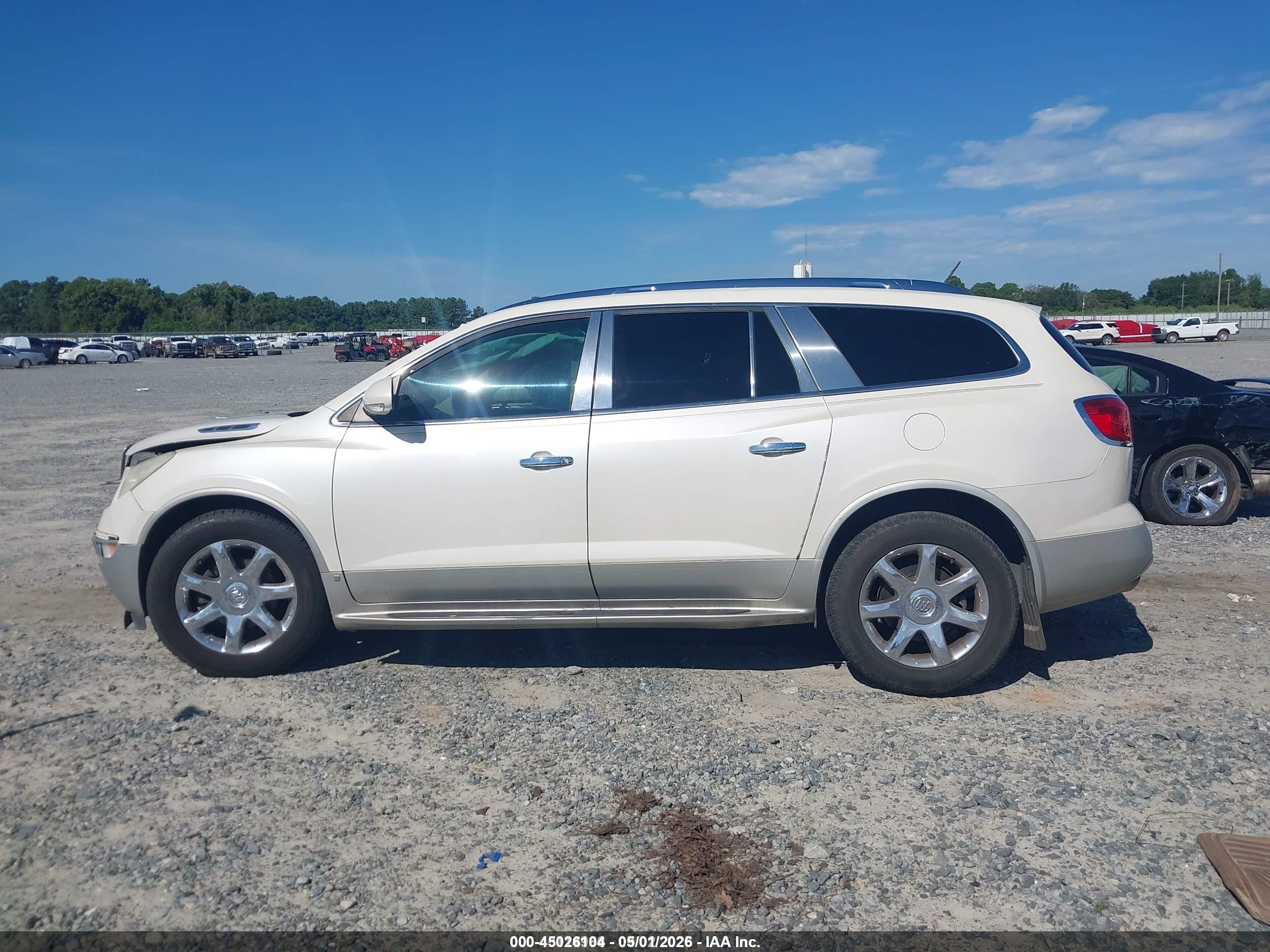 2010 Buick Enclave 2xl White vin: 5GALRCED7AJ168411
