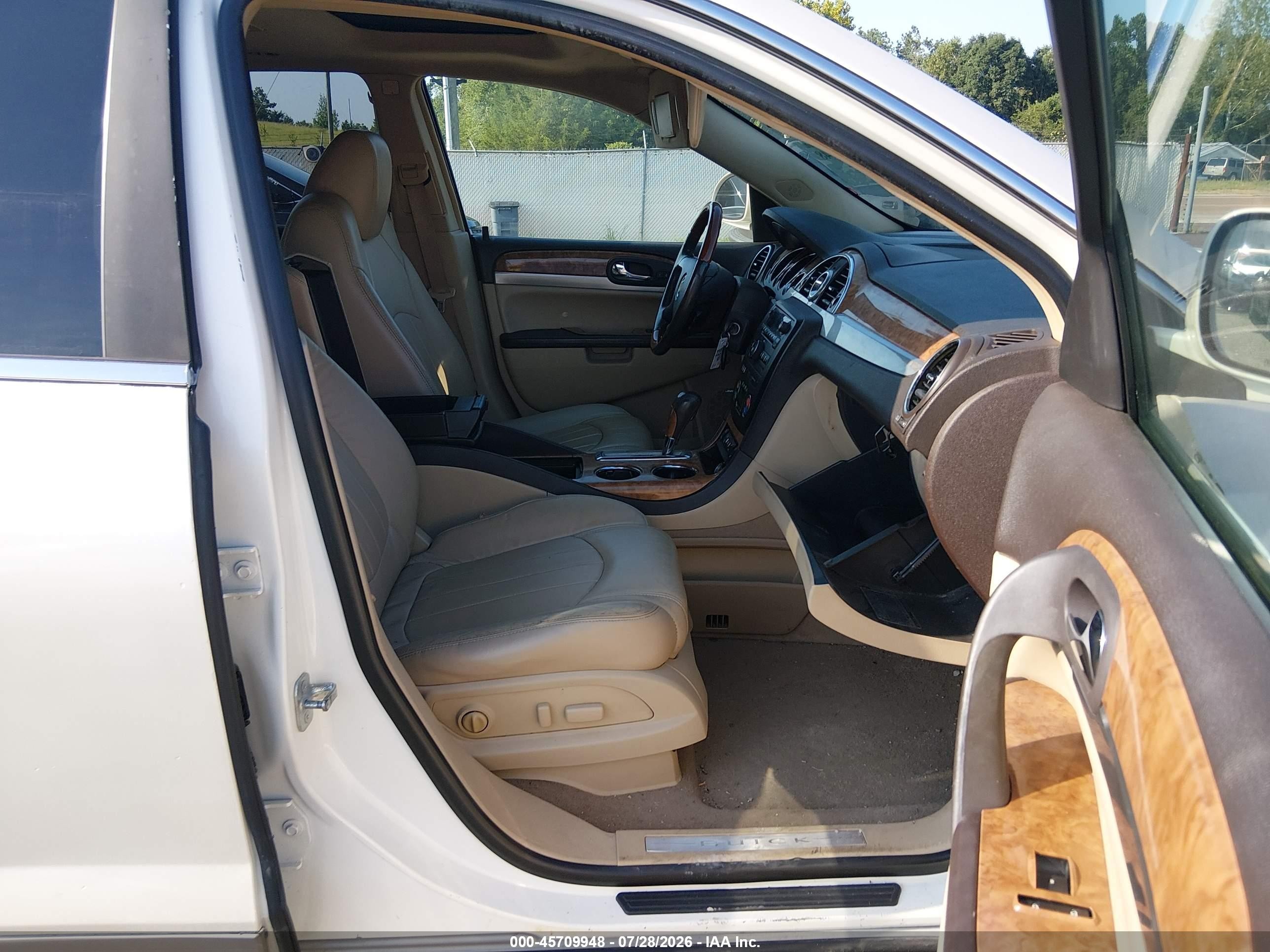 2010 Buick Enclave 2xl White vin: 5GALRCED8AJ158311
