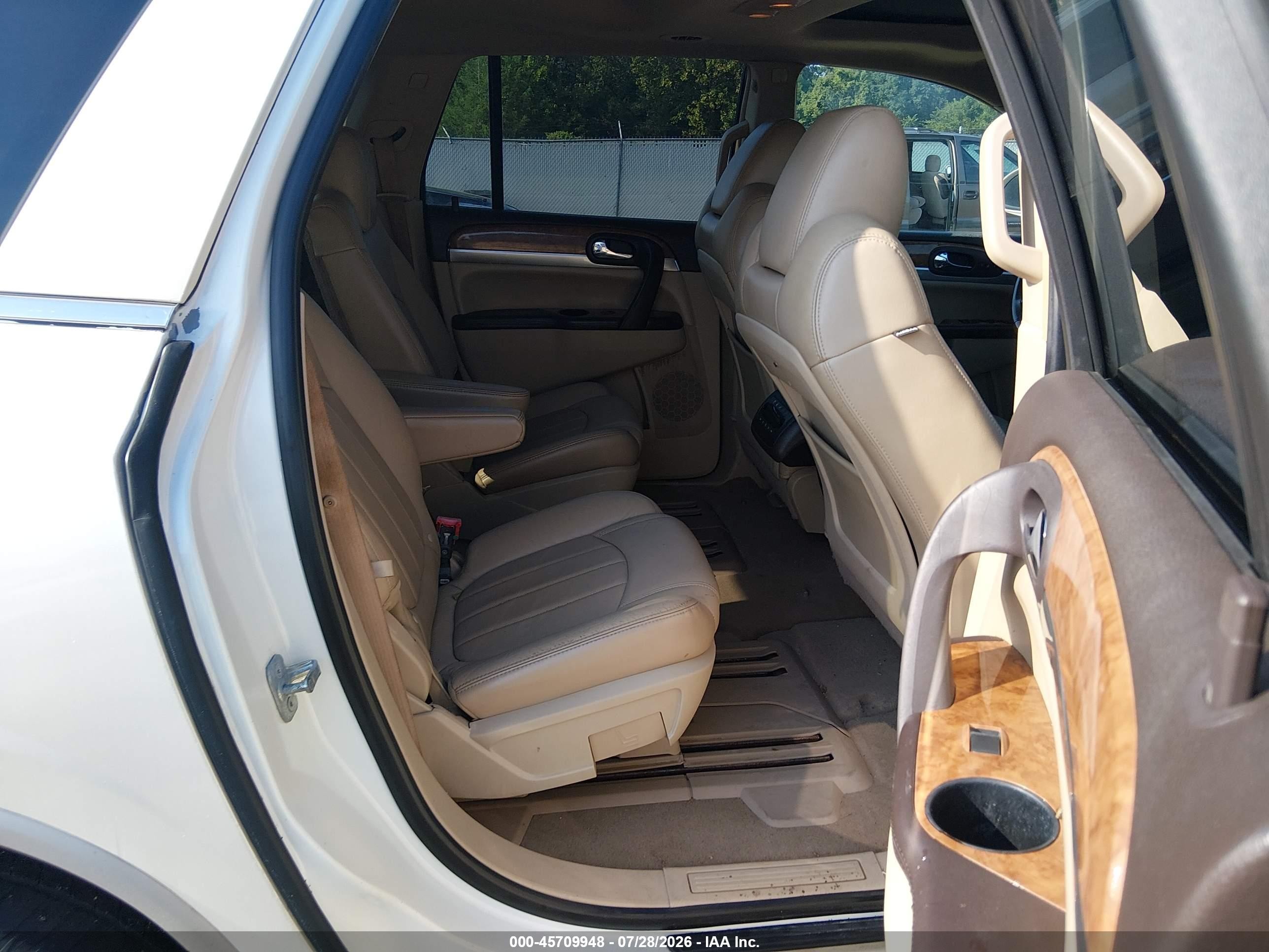 2010 Buick Enclave 2xl White vin: 5GALRCED8AJ158311