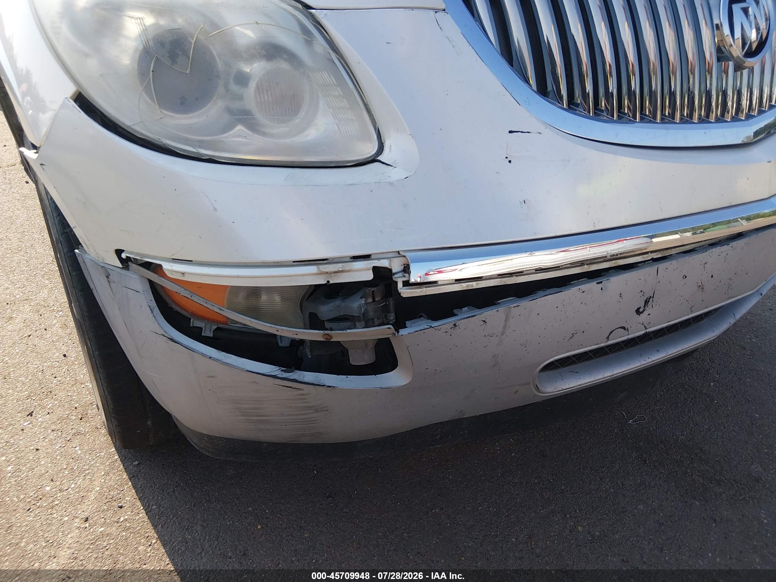 2010 Buick Enclave 2xl White vin: 5GALRCED8AJ158311