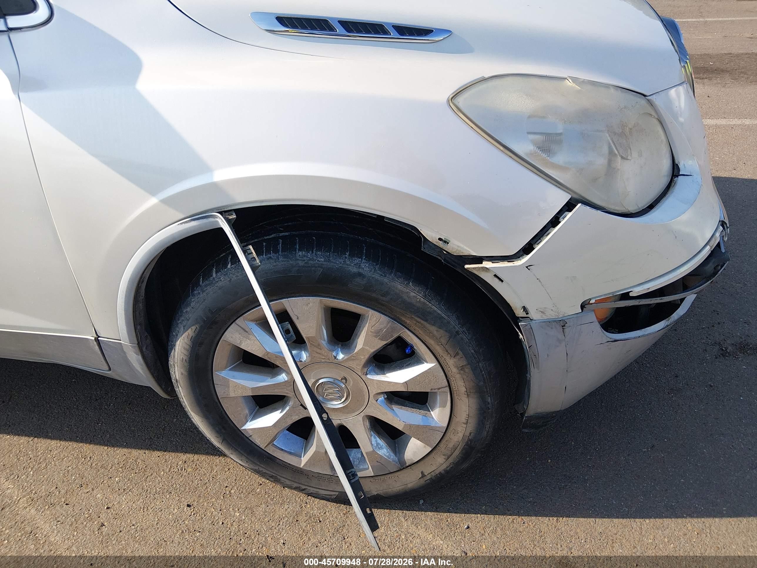 2010 Buick Enclave 2xl White vin: 5GALRCED8AJ158311